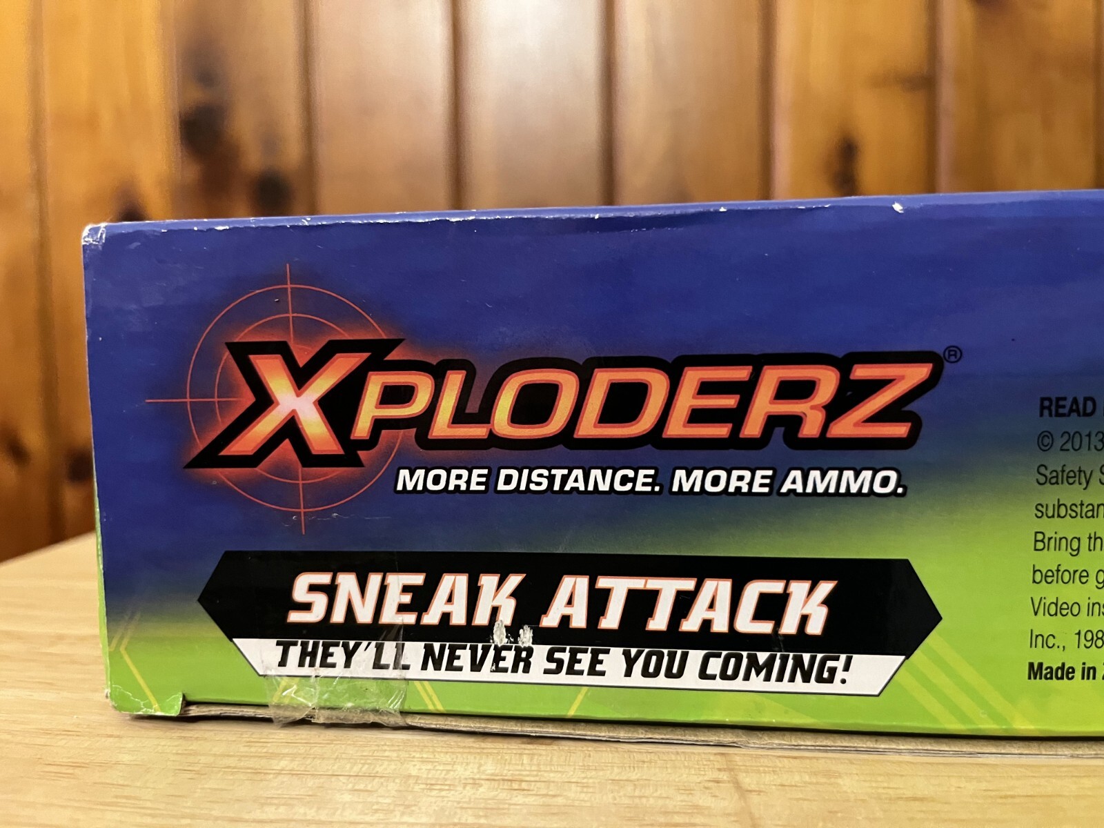 Xploderz X3 Sneak Attack Blaster New sealed box.