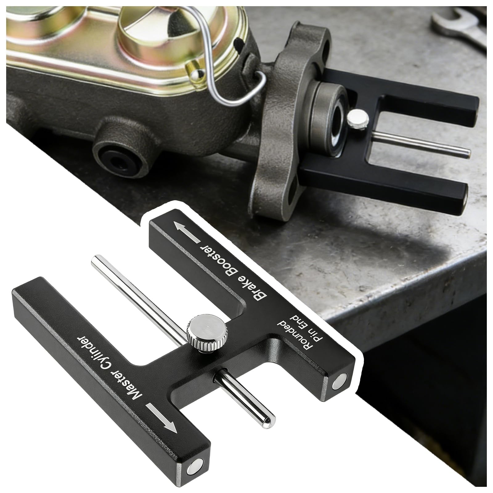 Stacool Brake Booster Adjustment Tool with 3.46*2.64*0.46 inch, Black