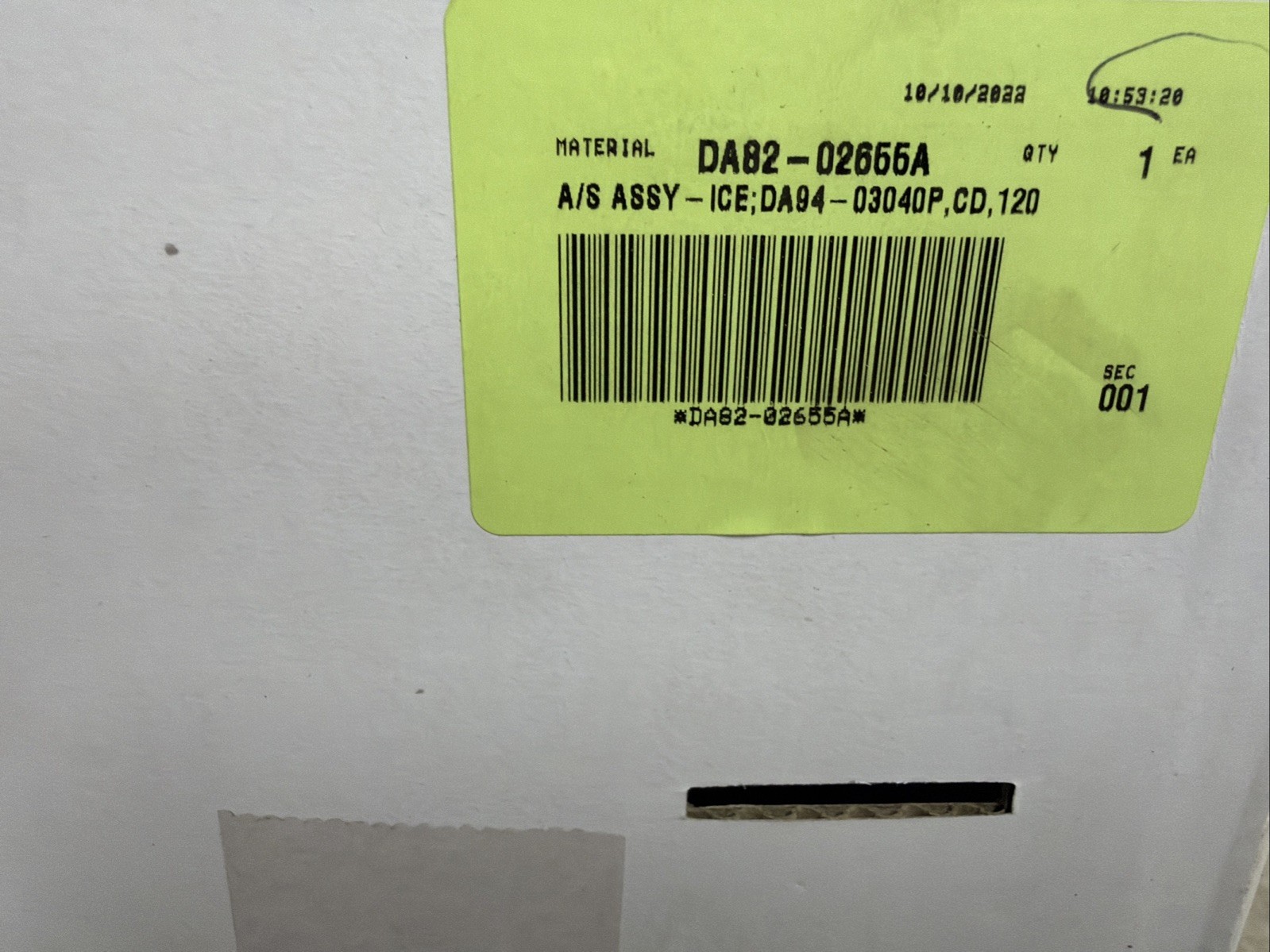 Samsung DA82-02655A Ice Maker Service Kit Da82-026. Aa9