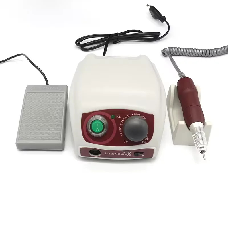 Strong 207 120II Manicure Electric Nail Drill Machine 35000 Rpm Micromotor