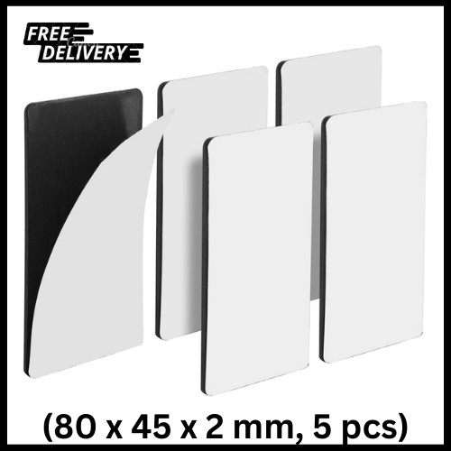 Magnetic Strips with Adhesive Backing, Strong Magnetic Tape Flat Rubber Magnet S