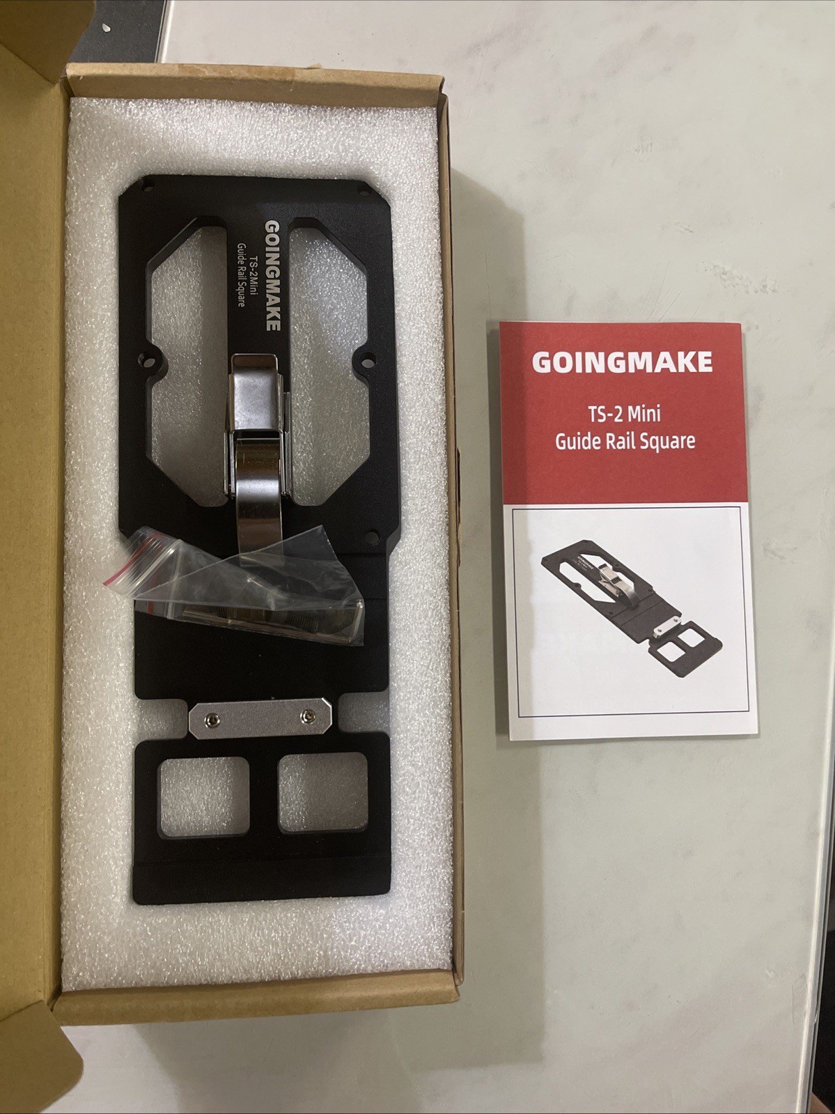 GOINGMAKE TS-2 Mini Guide Rail Square Precision Tool for Track Saw System