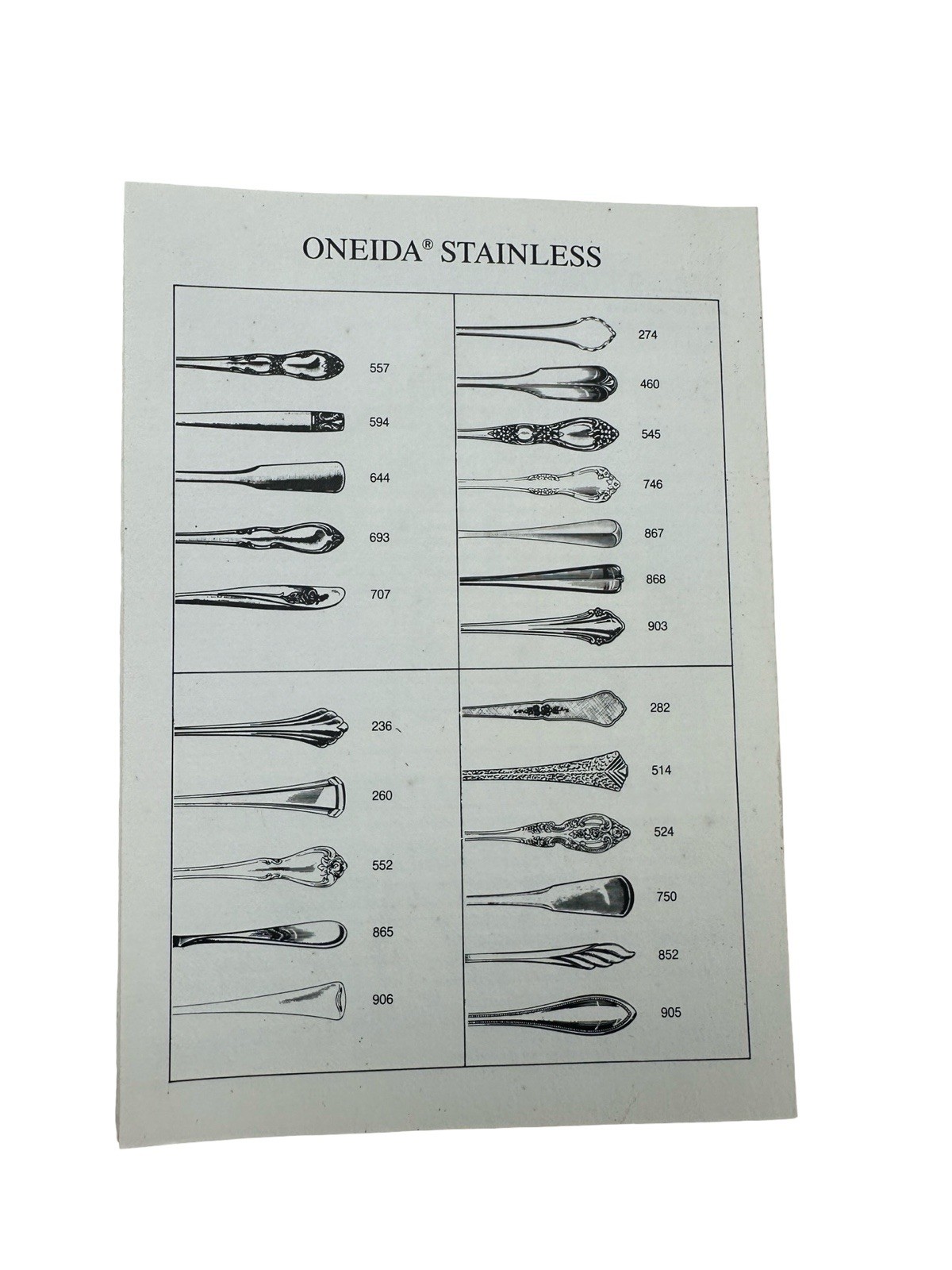 Oneida Trinity Stainless Flatware Set 20 Pc Service for 4 USA New No Box