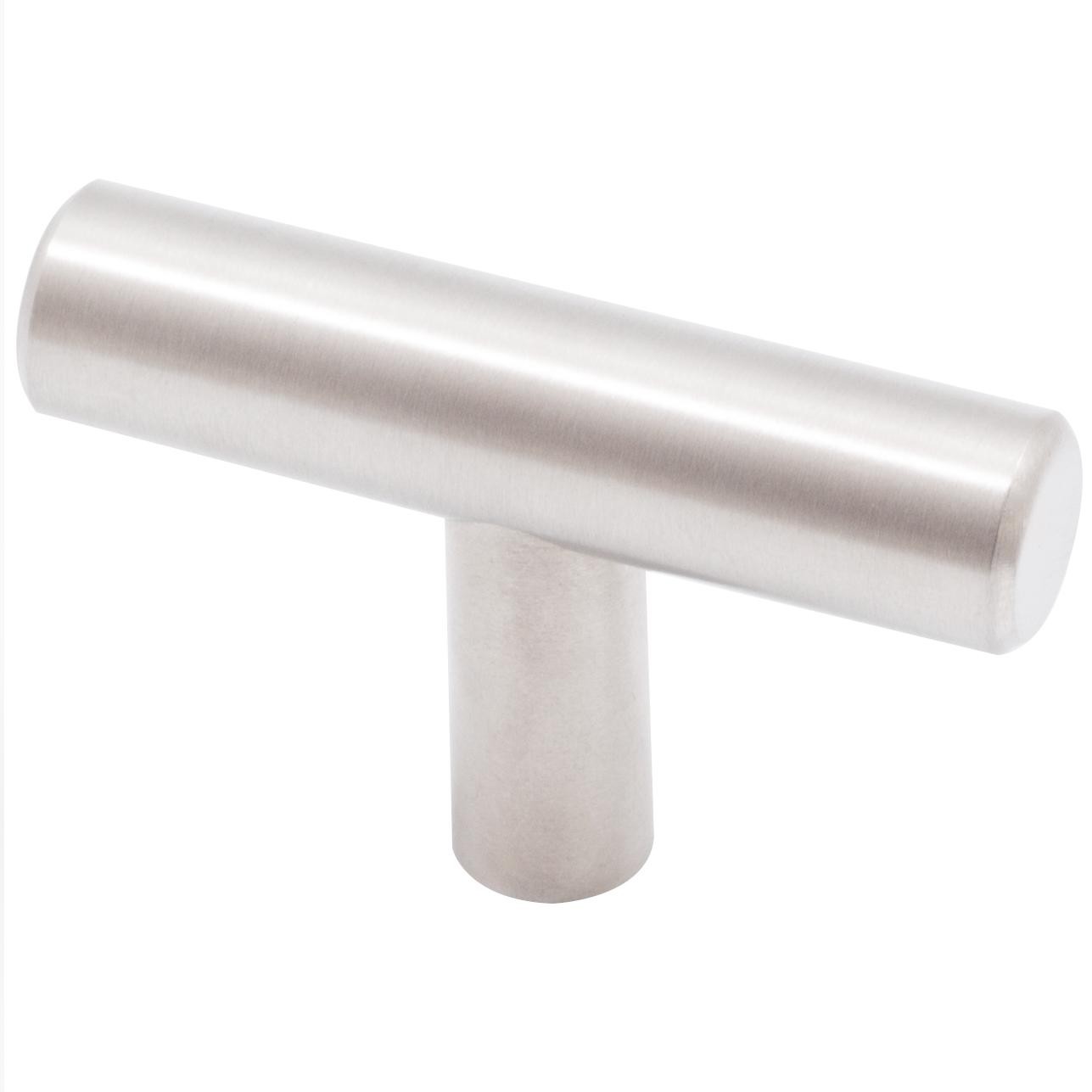 Bar Cabinet Pull, 50mm Overall Length, Satin Stainless Steel by Stone Harbor Har