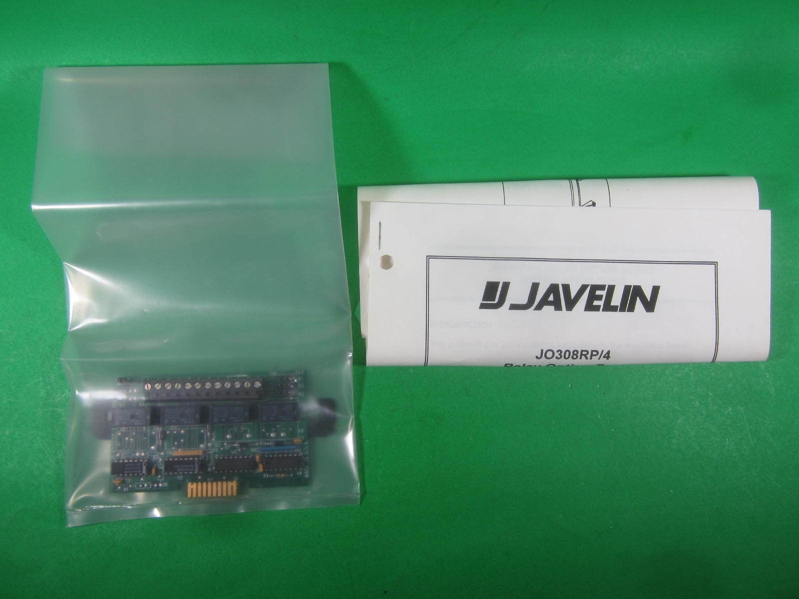 Javelin Relay Option Board -- JO308RP/4 -- New