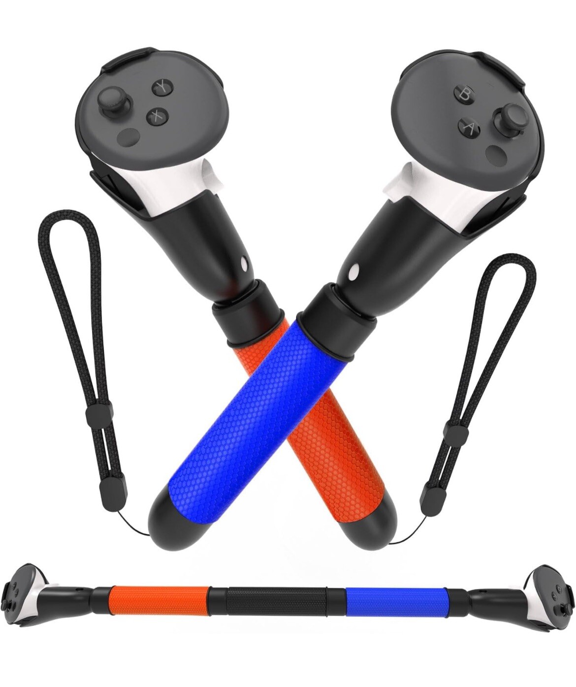 Controller Extensions Gorilla Tag Long Arms for Meta Quest 3, 3-In-1 Beat Saber