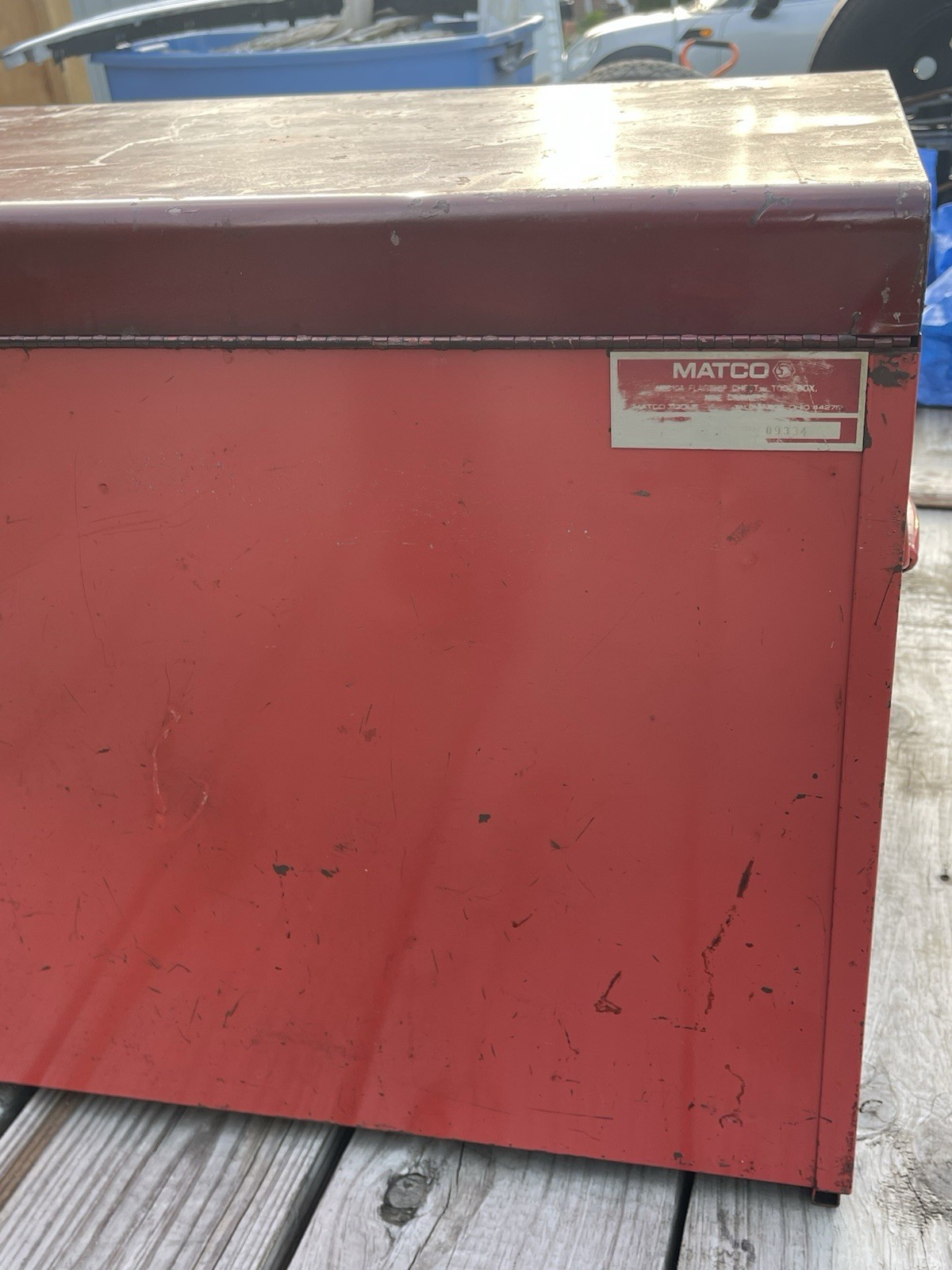 Matco Tool Chest Box Heavy Duty Mechanic Toolbox Used