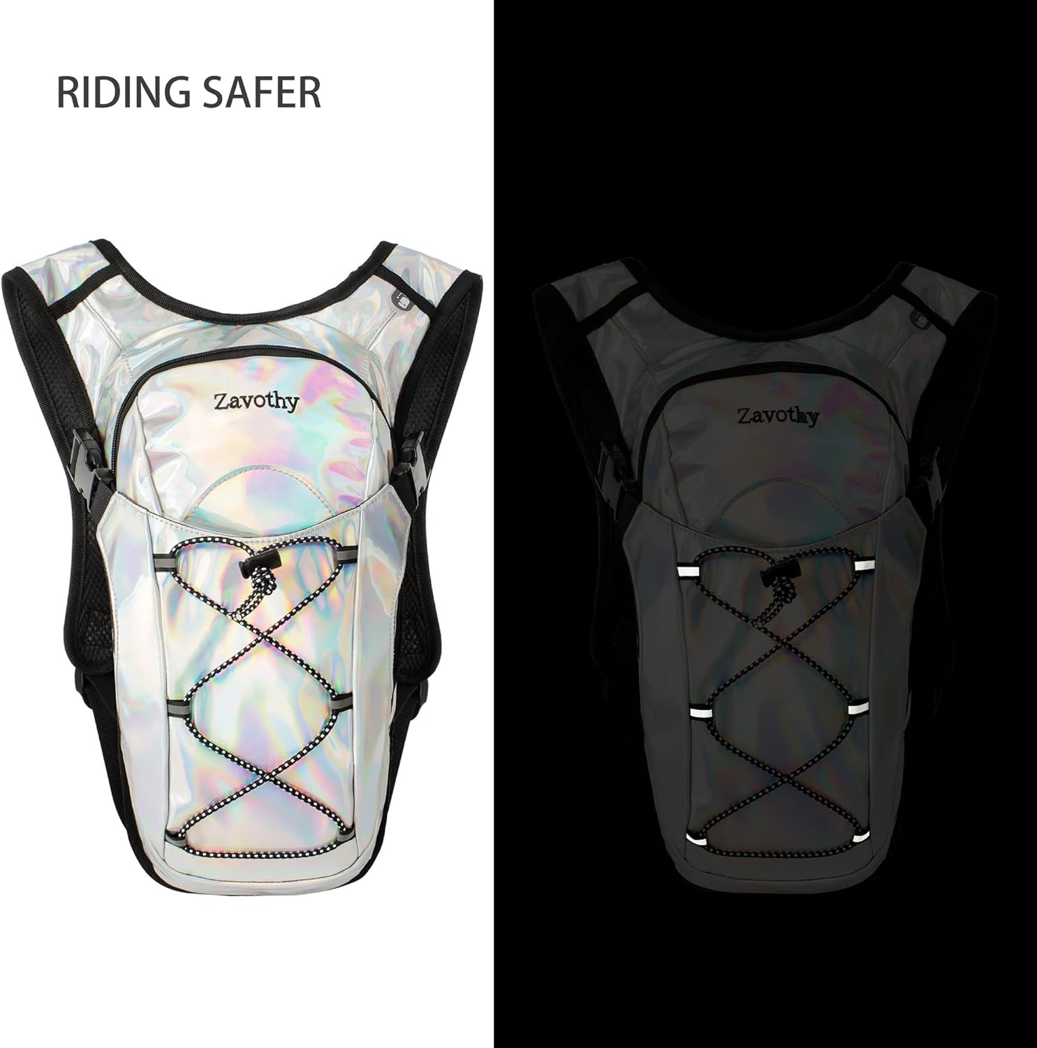 Reflective Hydration Backpack, Hydration Pack - Water Backpack with 2L Hydration