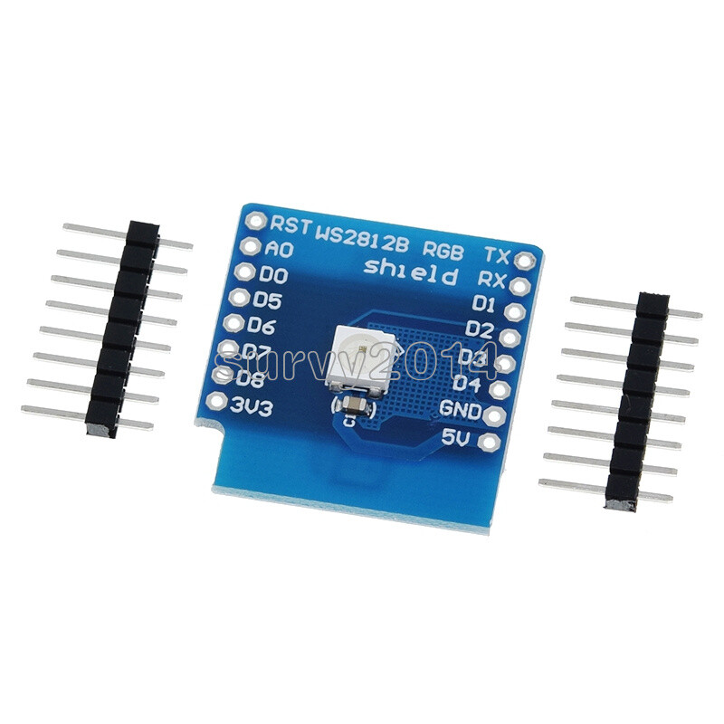 1PCS WS2812B RGB SHIELD for WeMos D1 mini NEW