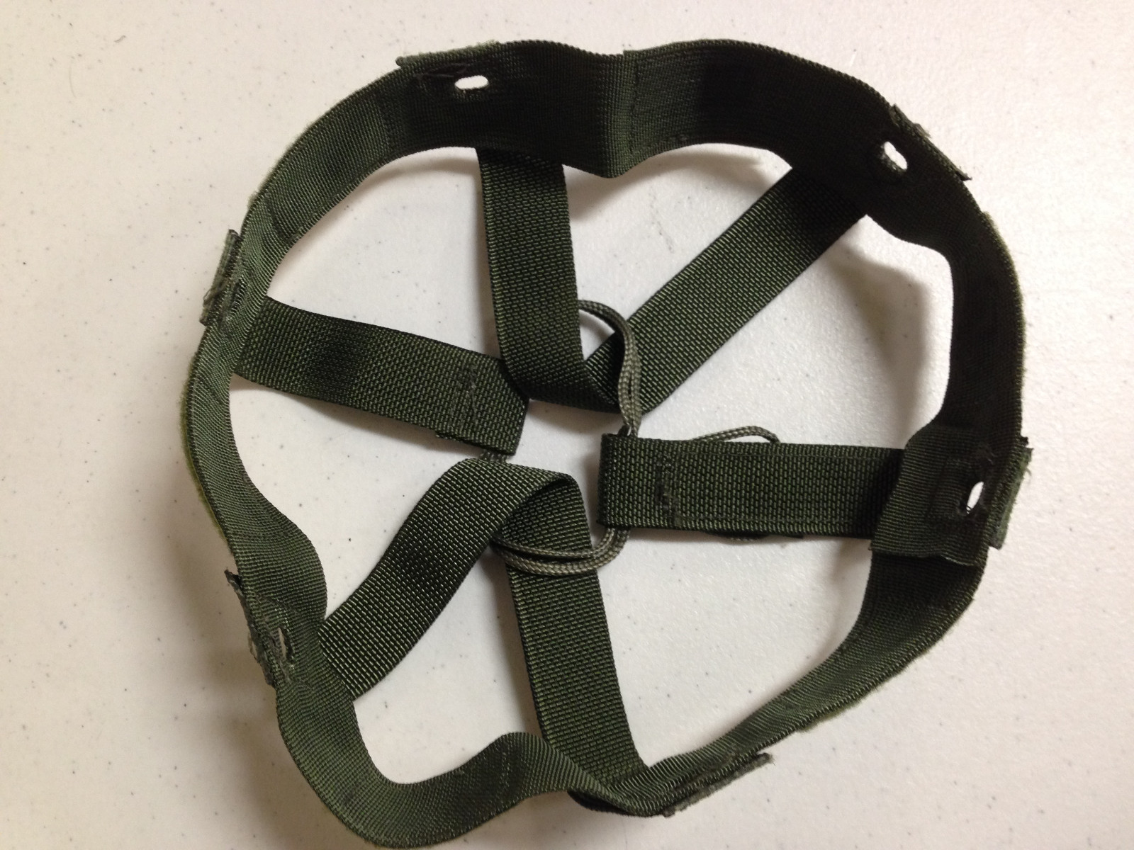 ARMY ISSUED ADJUSTABLE SUSPENSION ASSEMBLY SMALL FOR PASGT K EVLAR #ELMET NEW