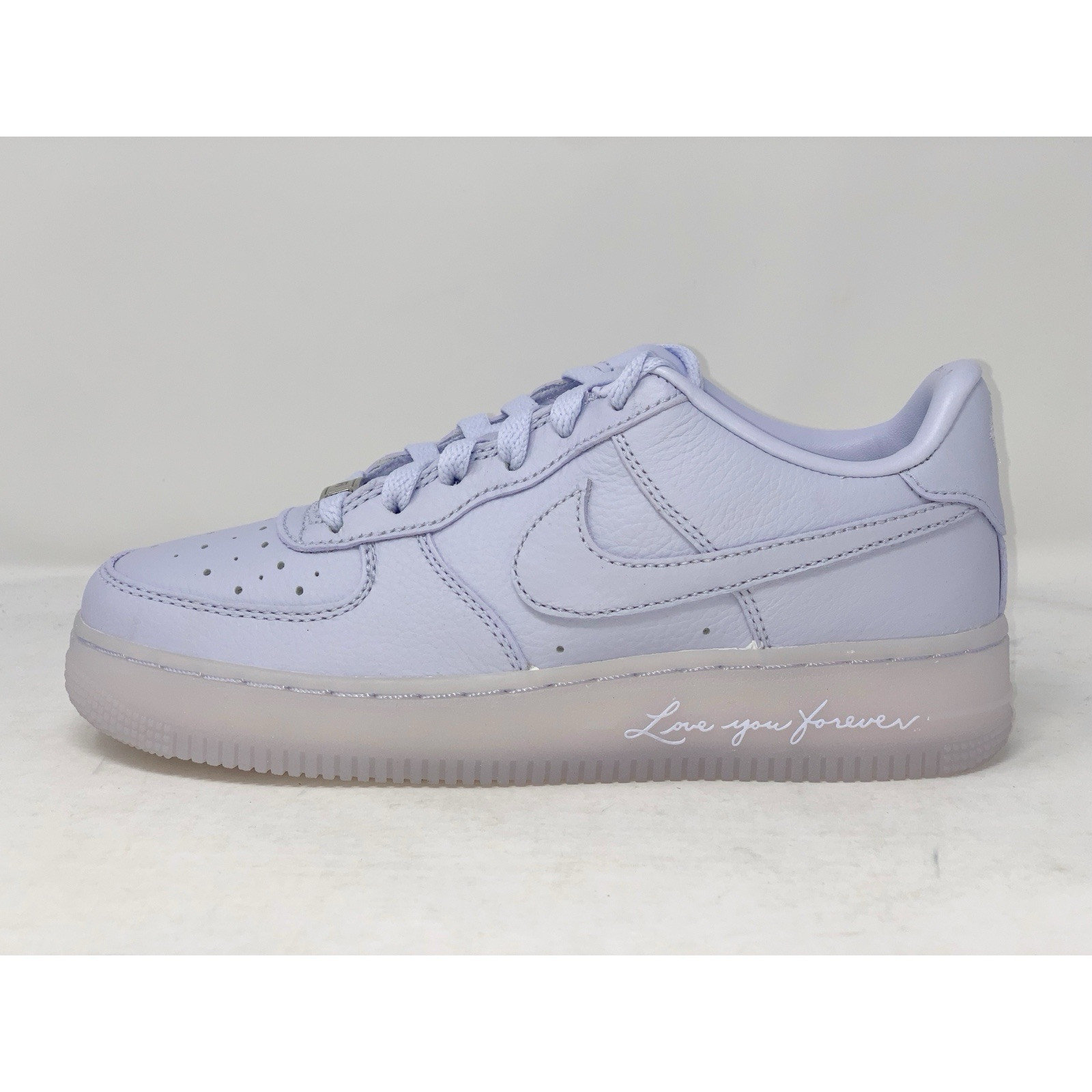 Nike Air Force 1 x NOCTA Drake Palest Purple Sneakers, Size 6Y / 7.5W HQ1772-500