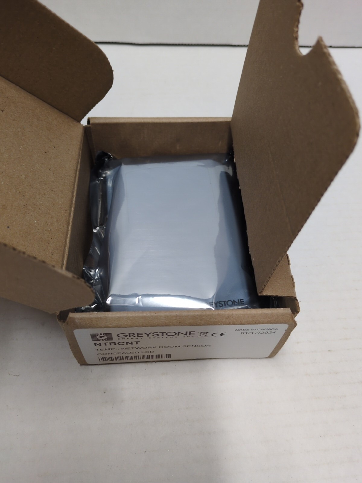 Greystone NTRCNT Room Network Sensor, Temperature, No LCD, BACnet/Modbus