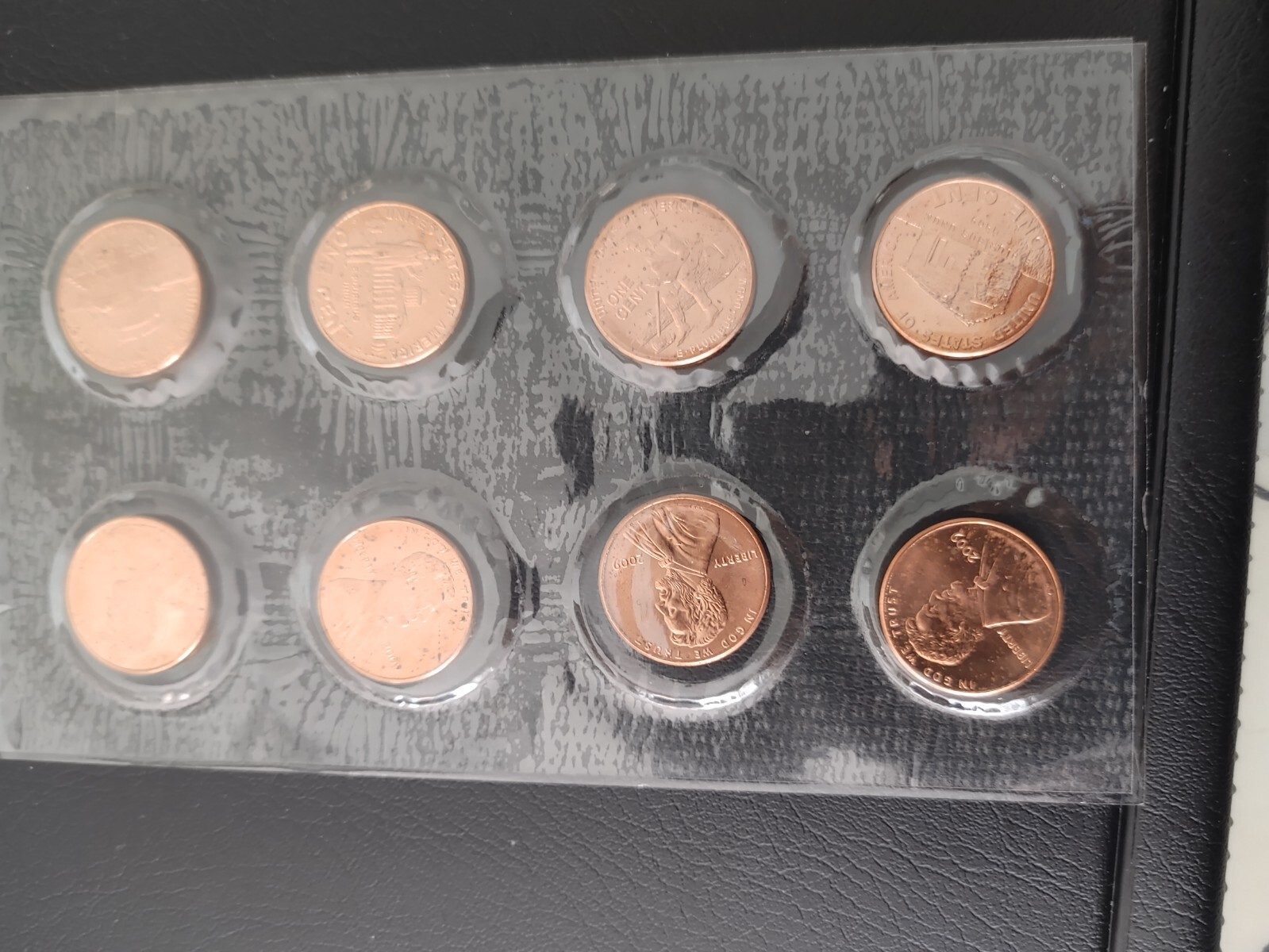 Complete 8 Piece Set Lincoln 2009 Cent Penny P & D Mint, Uncirculated