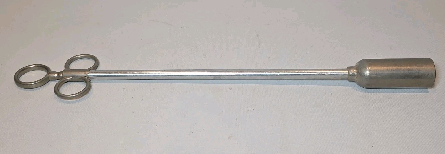 Vintage Balling Gun 15.5" Veterinary Cattle Calves Horse Sheep Steel Pill Pusher