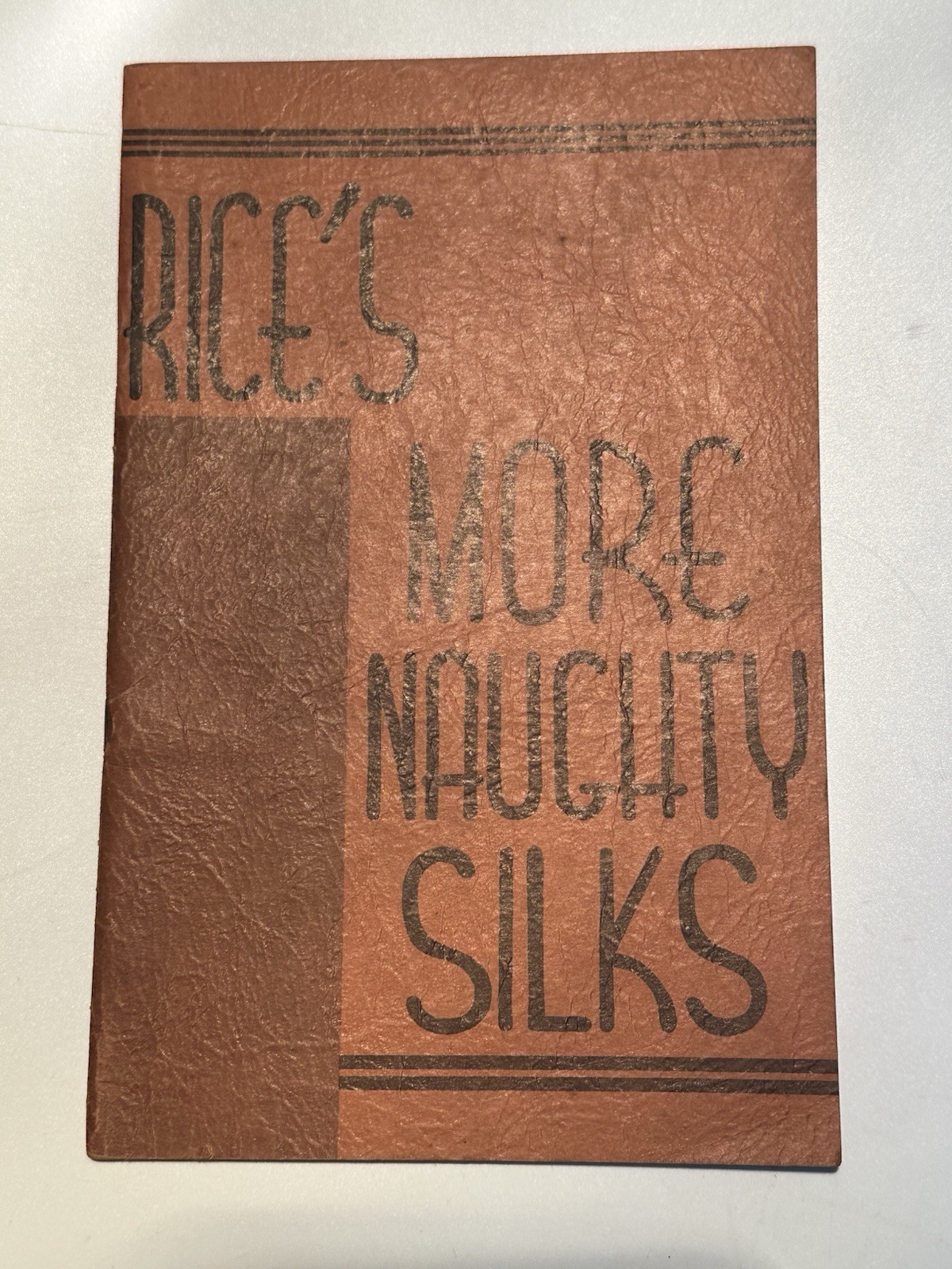Harold Rice More Naughty Silk Scarf magic tricks booklet 1941 (23J)