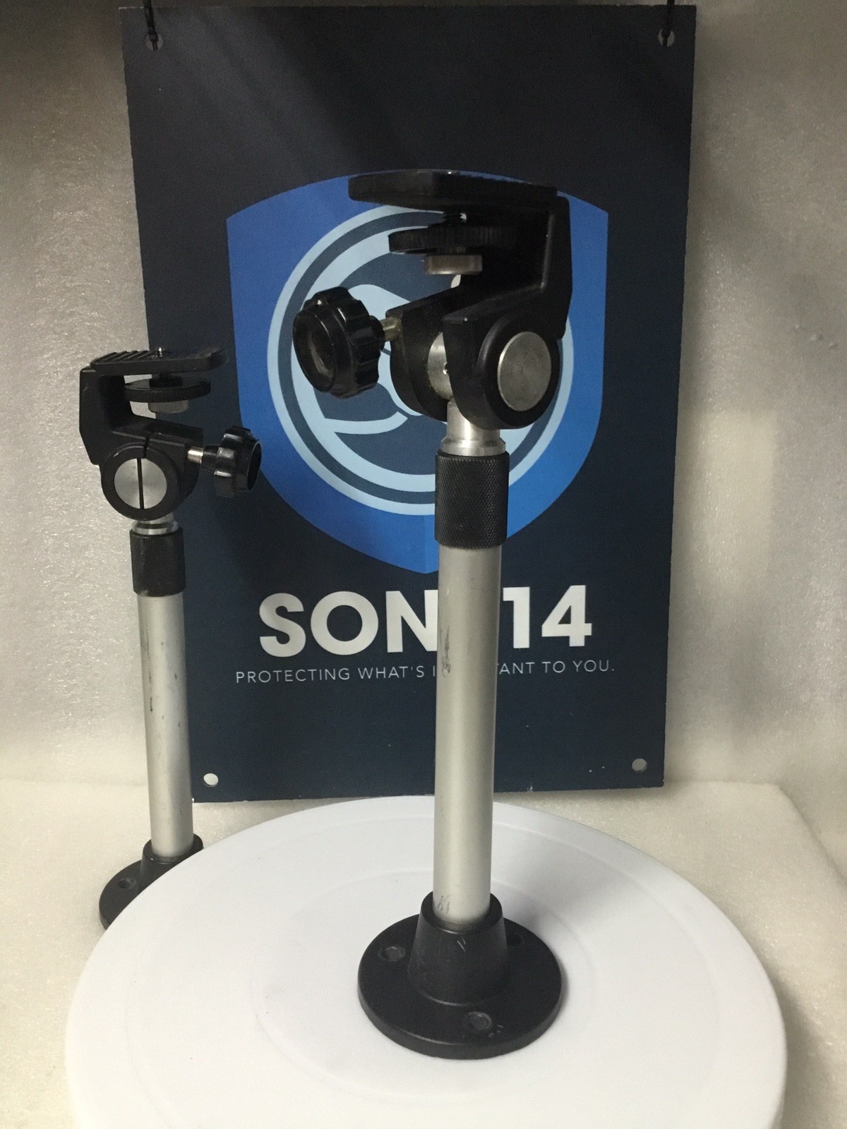 CCTV Security Camera Bracket  W/ 12” Tall Wall /Ceiling Mount