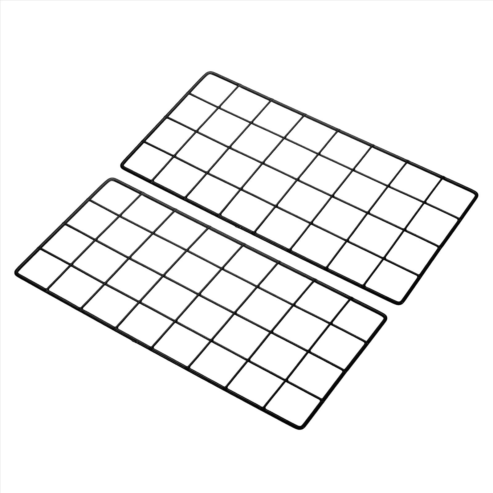 16"x8" Wire Grid Panel, 2 Pack Board Photo Pictures Memo Display Grid Panels ...