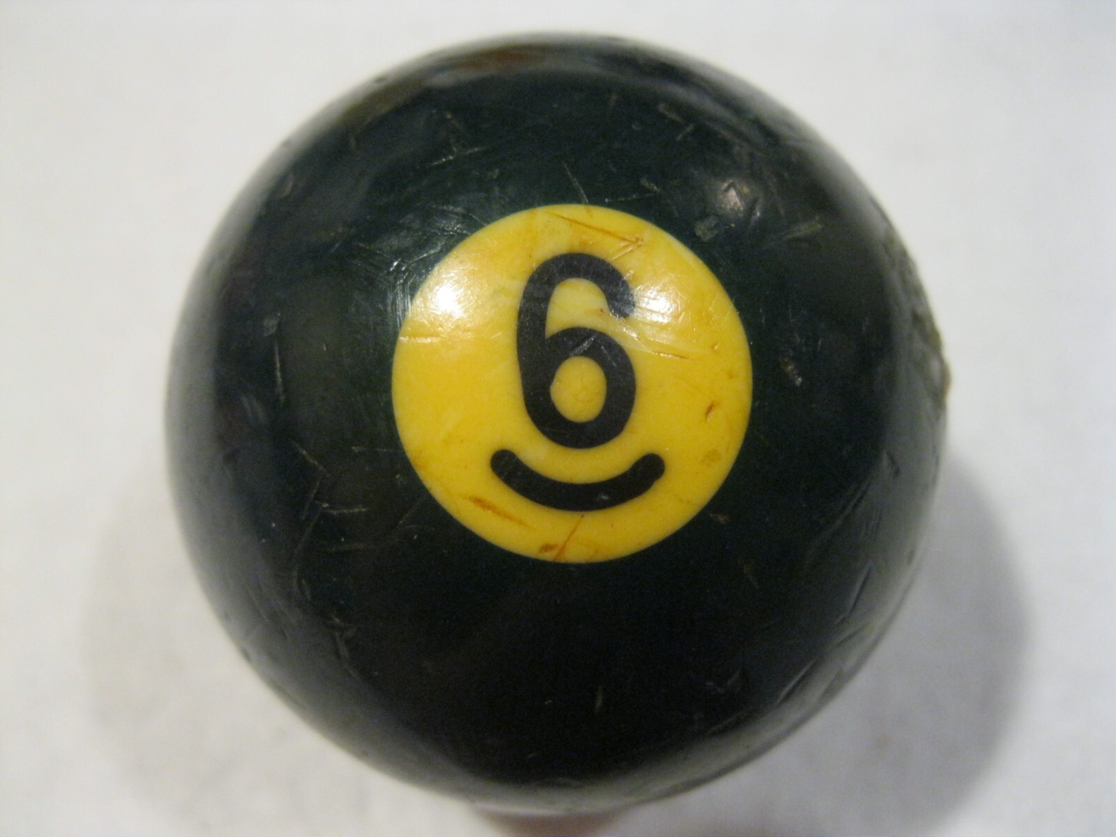 Vintage Billiard Pool Ball #6 Solid