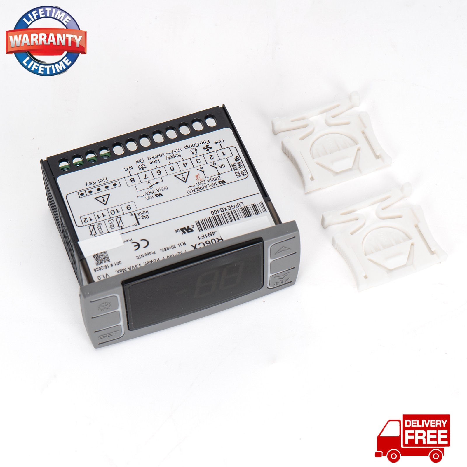 Dixell XR06CX Digital Thermostat Controller For Refrigeration Freezer AC 110V