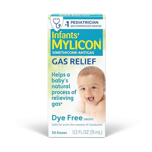 MYLICON Gas Relief Drops for Infants & Babies, Dye-Free Formula, 0.5 oz