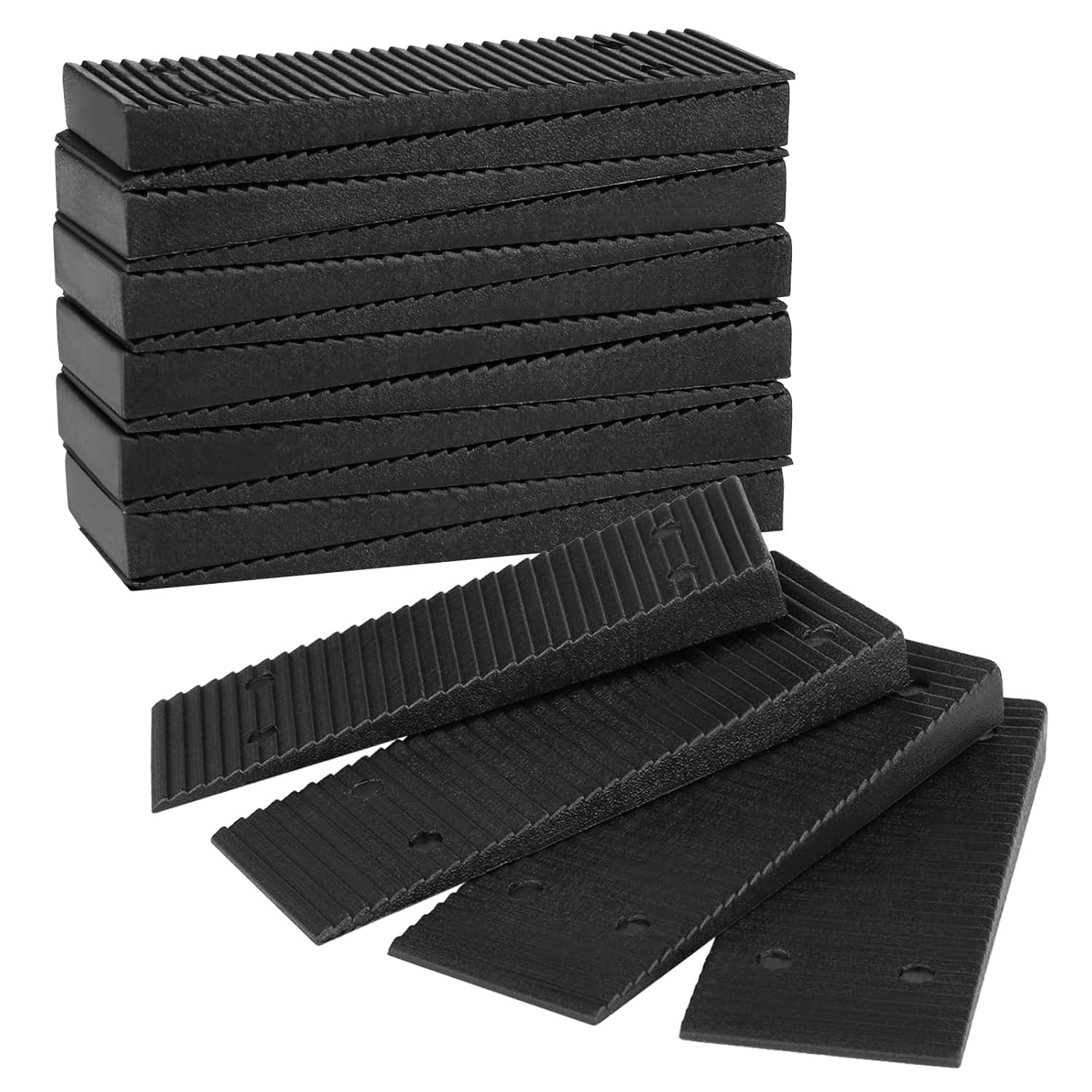 Composite Shims and Leveling Wedges, 16 Pcs Plastic Shims Wedges for Furnitur...