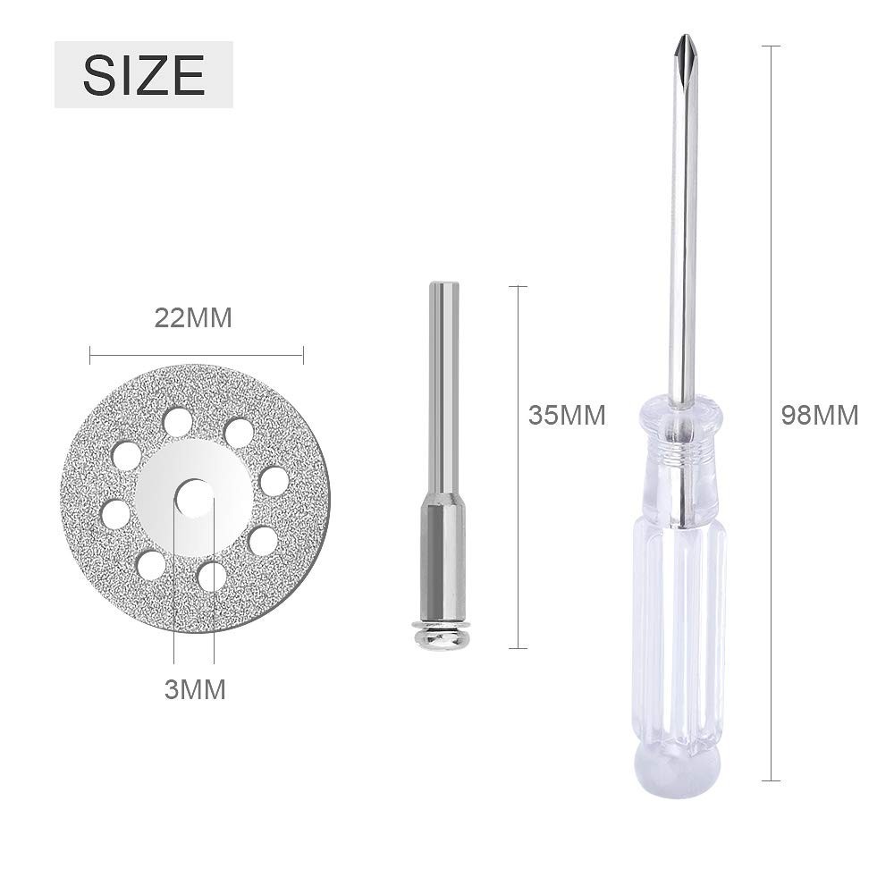 All-in-One 25pc Diamond Cutting Wheel Set for Precision Cutting & DIY Projects