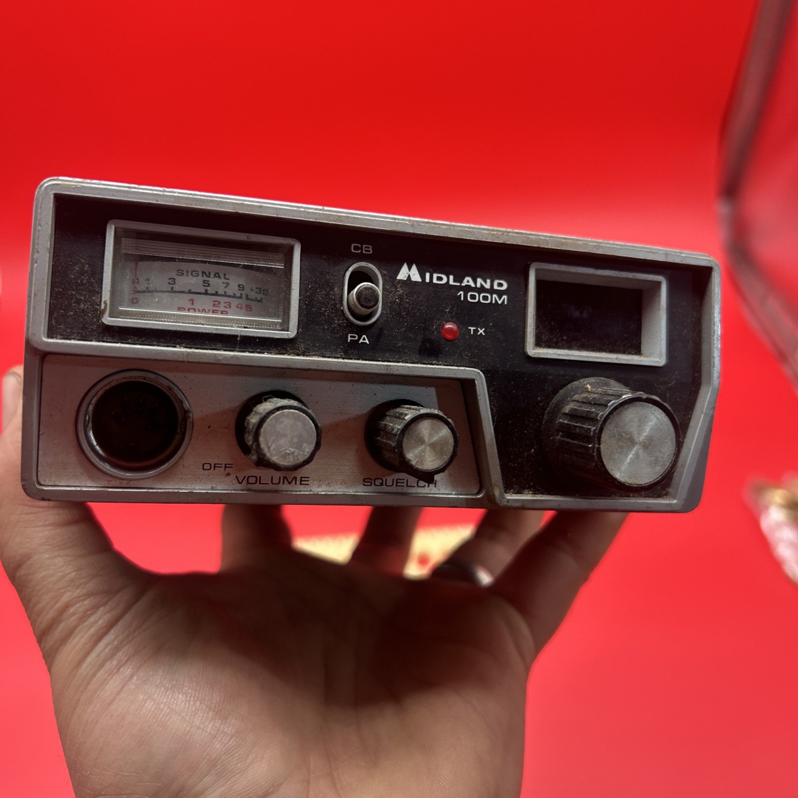 Vintage 1981 CB Radio Midland 100M *Untested*