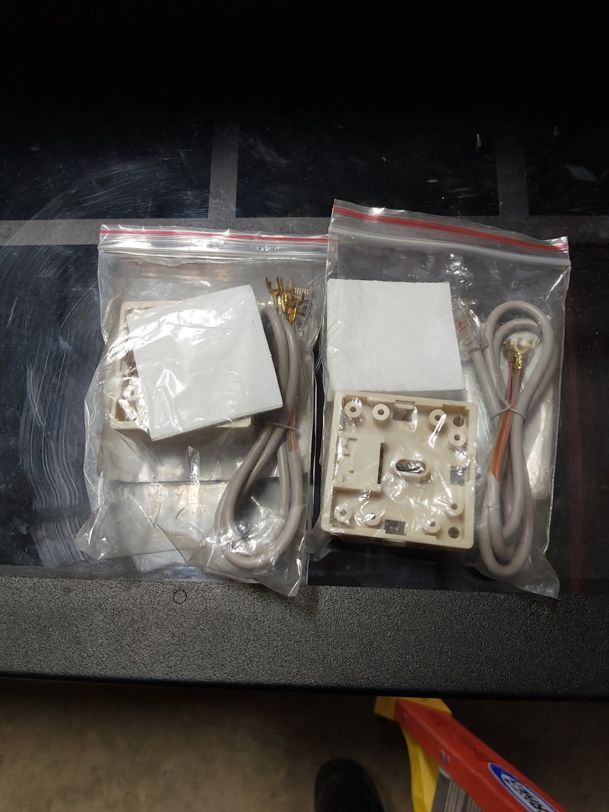 ADI PRO W BOX 0E-RJ31XSET3 RJ31X Jack and 2' Cord Set  LOT of 2
