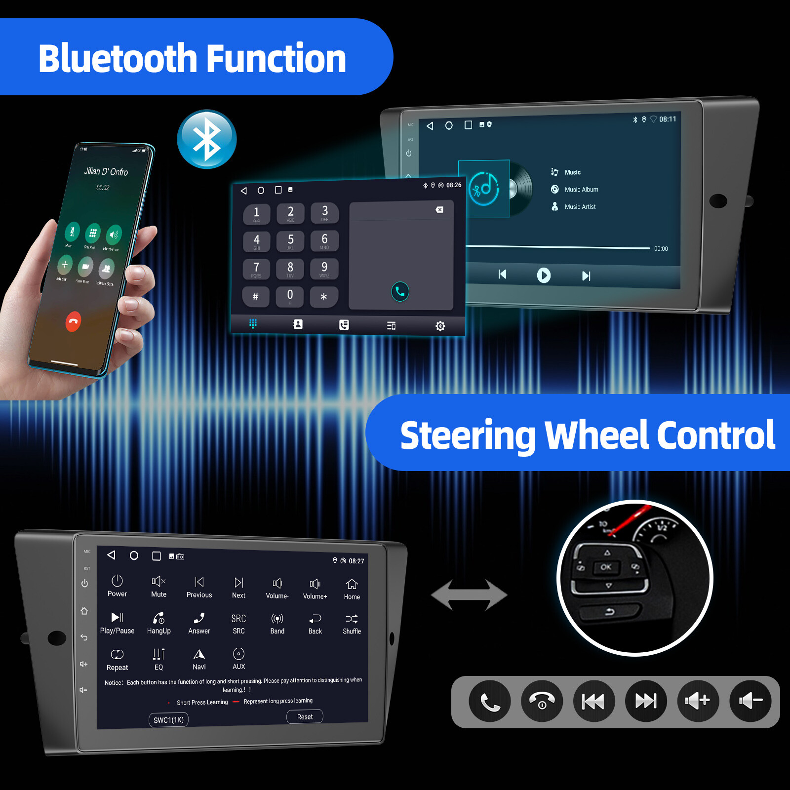 8-core Android Stereo Carplay 4+64GB For BMW 3 series E90/E91/E92/E93 2005-2011