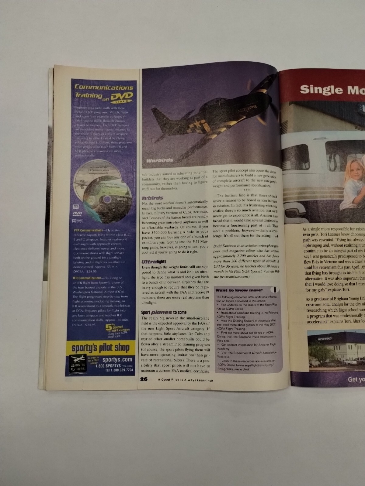 AOPA Flight Training Magazine September 2003-Original