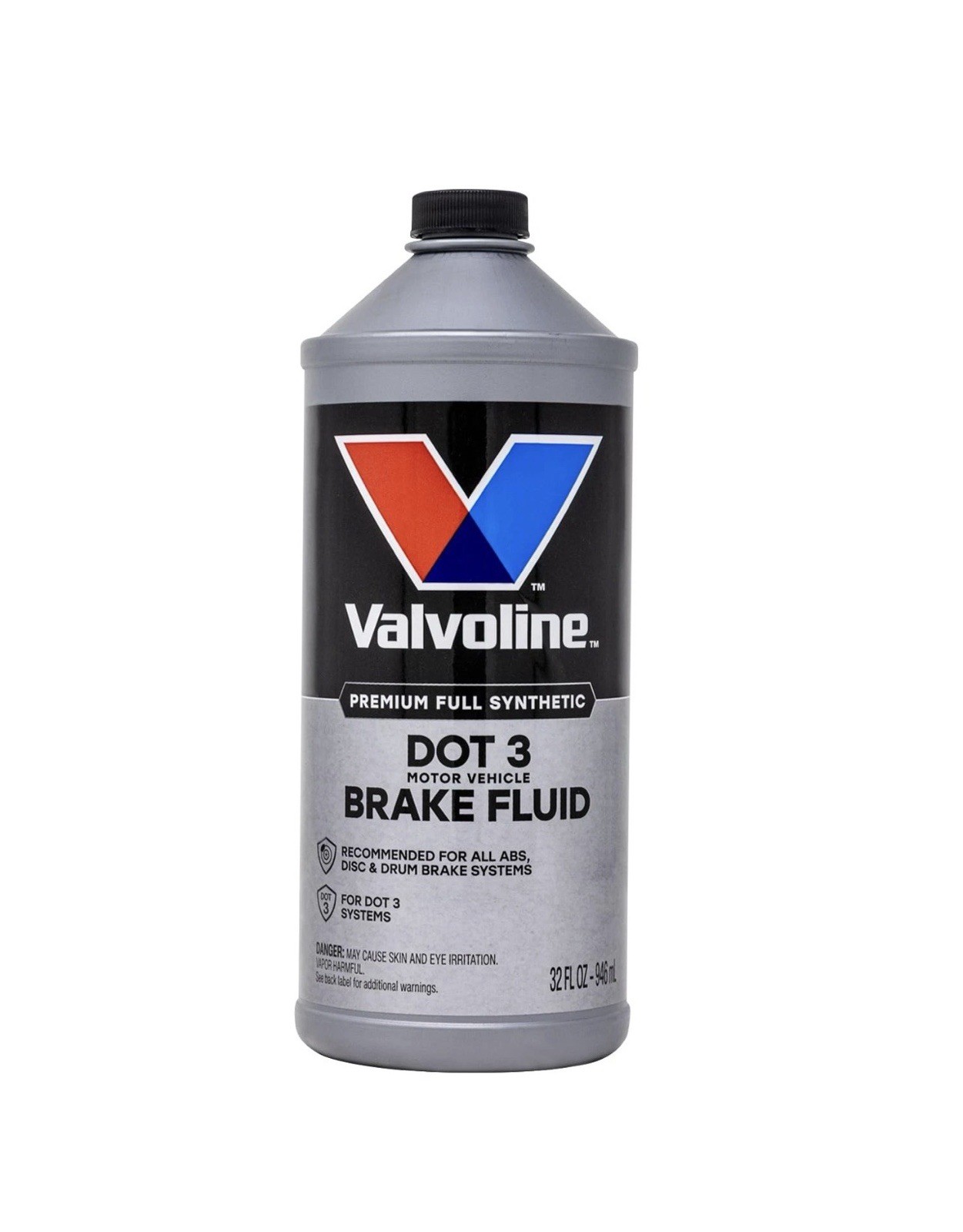 Valvoline DOT 3 & 4 Synthetic Brake Fluid with High Boiling Point, 32 oz