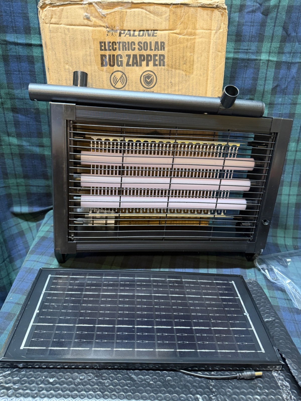 Palone Electric Solar Bug Zapper Outdoor 4000V