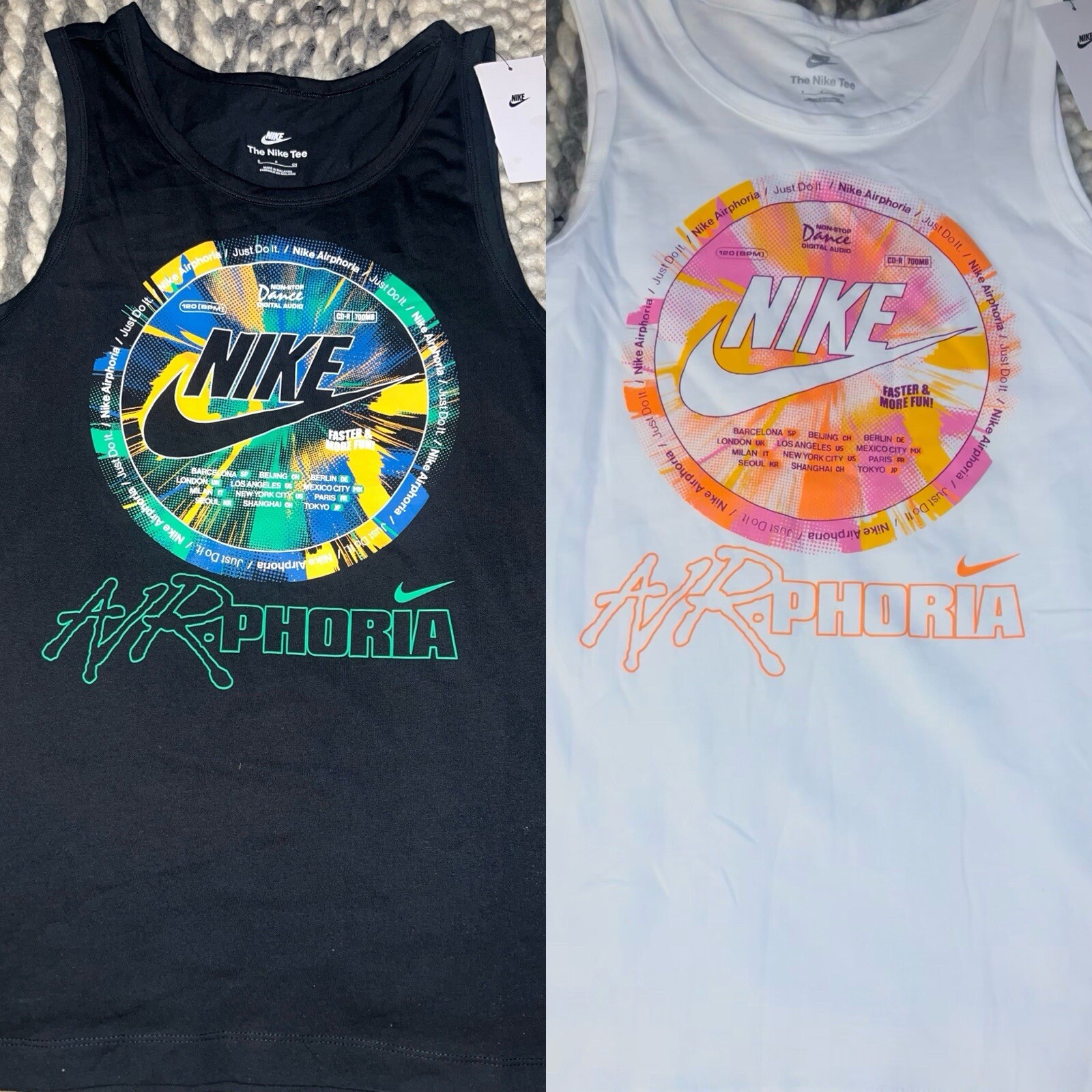 Nike Sportswear Air-phoria Tank Top White or Black Men's Sz S-XXL FV3726 $35