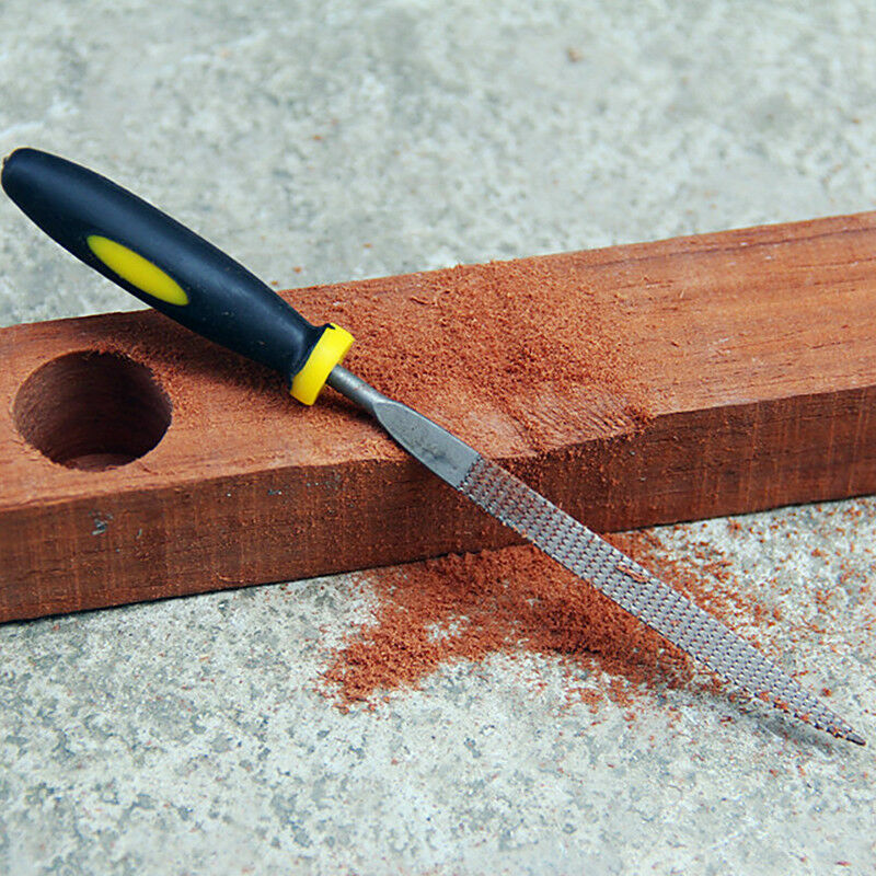 Useful Small Wood Rasp Set 6 pcs Rasp Round Flat Half-Round Triangular Square