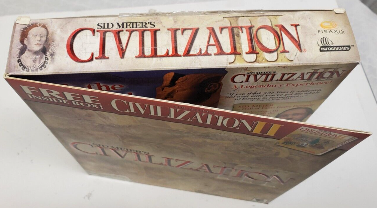 Infograms Sid Meir's, Civilization III & II Win 95/98/Me/XP/2K Big Box