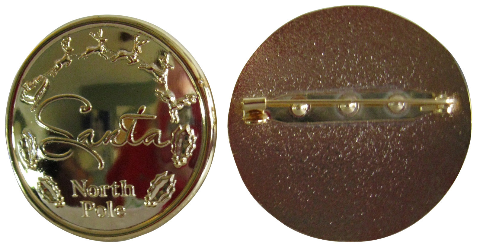 1 3/4" BROOCH FOR SANTA'S HAT