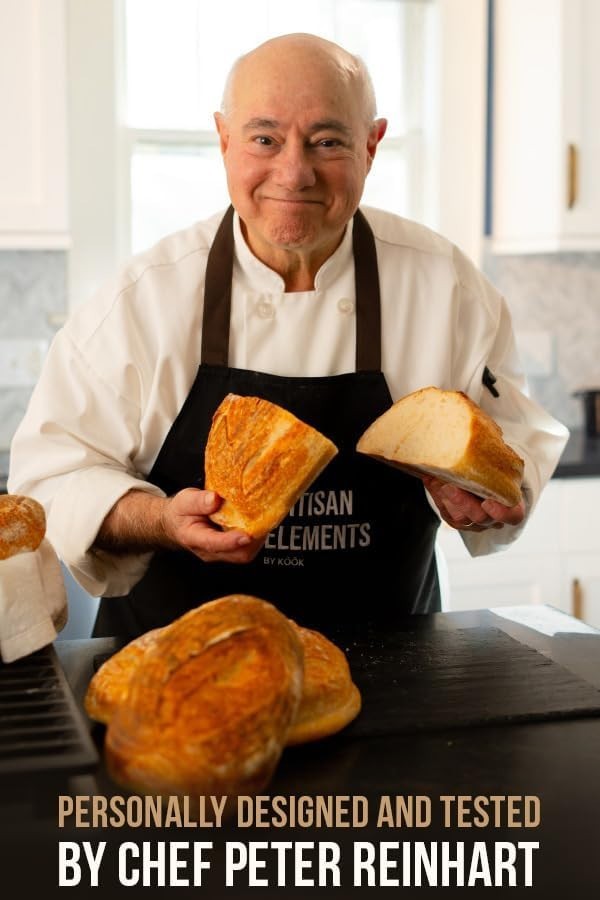 Artisan Bread Baking Essentials: 9-Inch Rattan Baskets & Scraping Tools Included