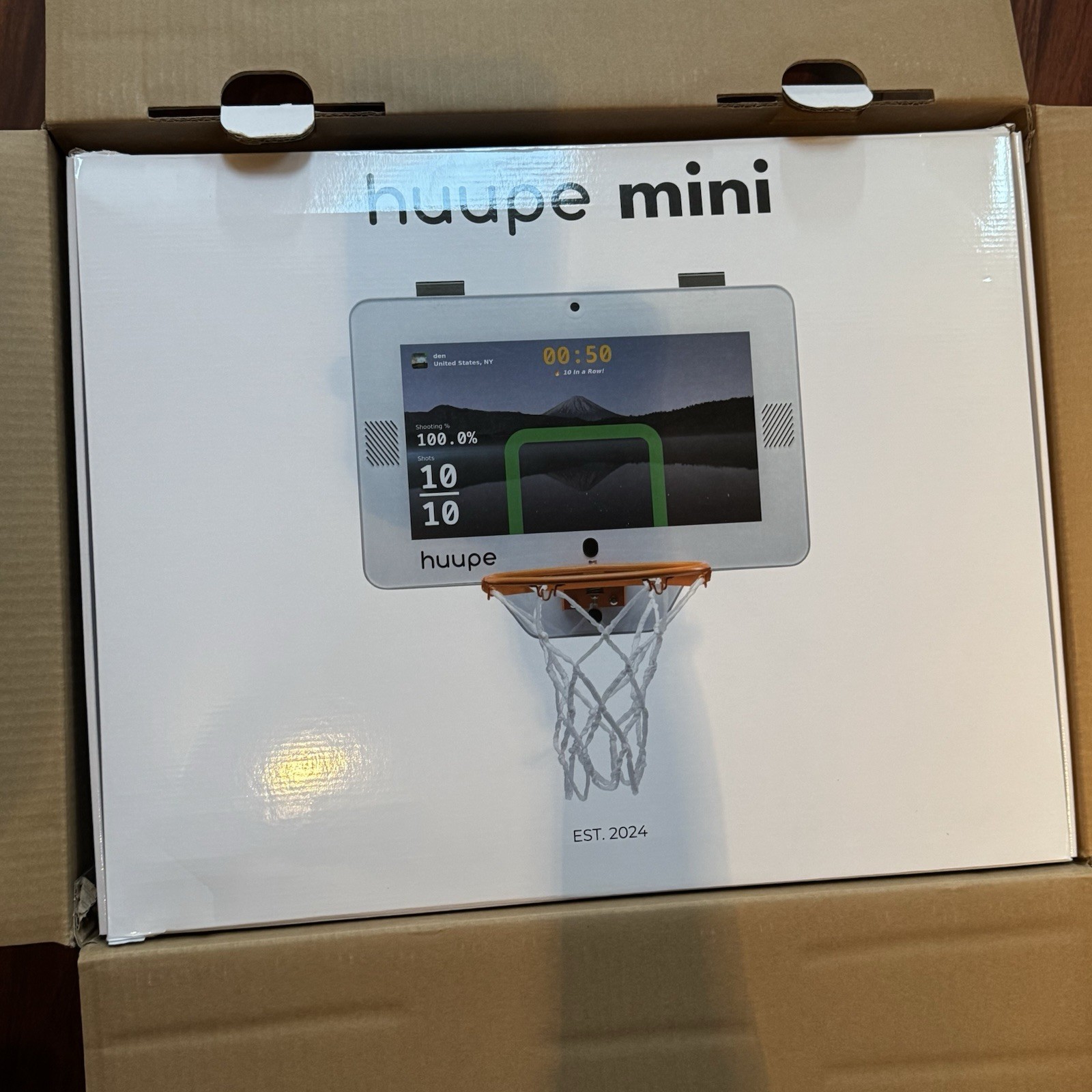 Huupe Mini Pro Pack Smart Hoop White Basketball Training System Missing 1 Ball