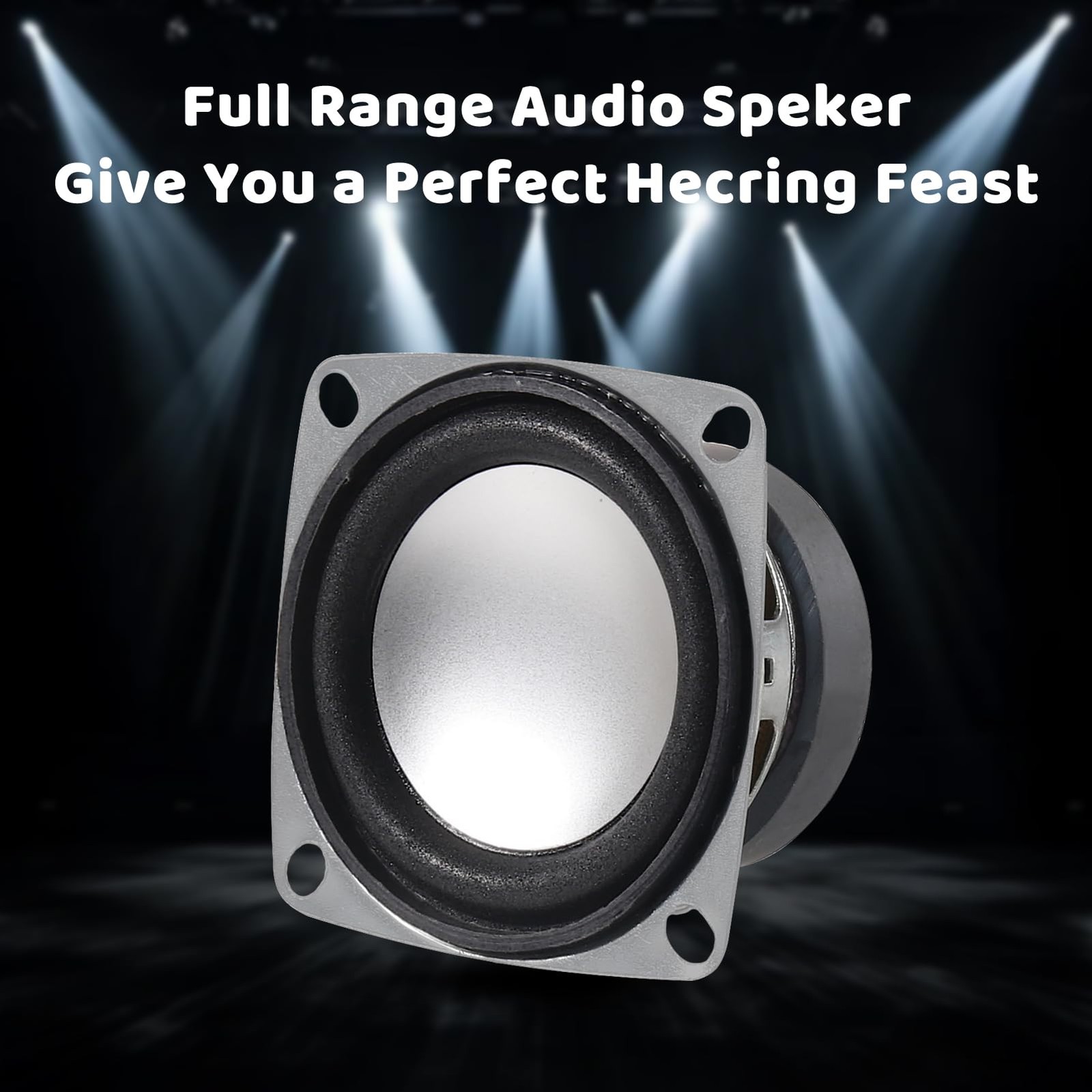 6Pcs 2 4Ohm 3W Full Range Audio Speaker Stereo Woofer Loudspeaker