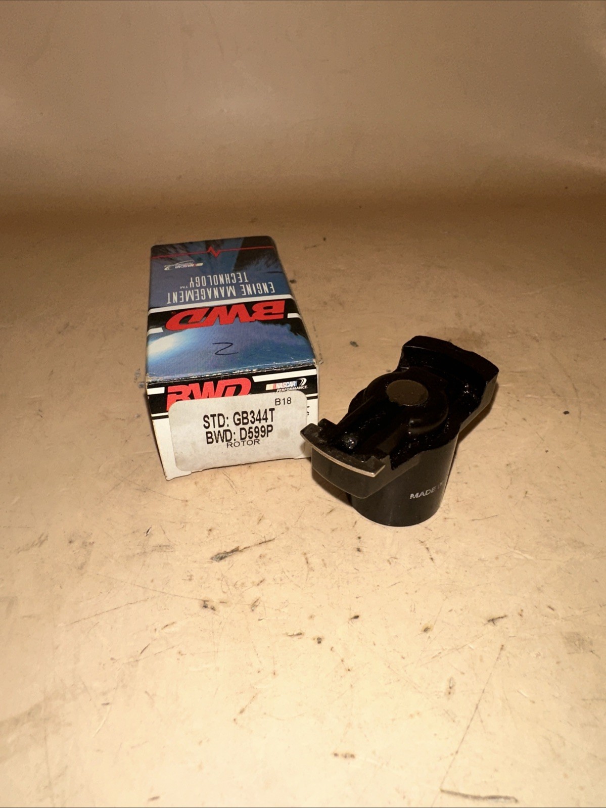 BWD D599P/Standard GB344T Distributor Rotor (78-07 AUDI & VOLKS +More) Tap Desc.