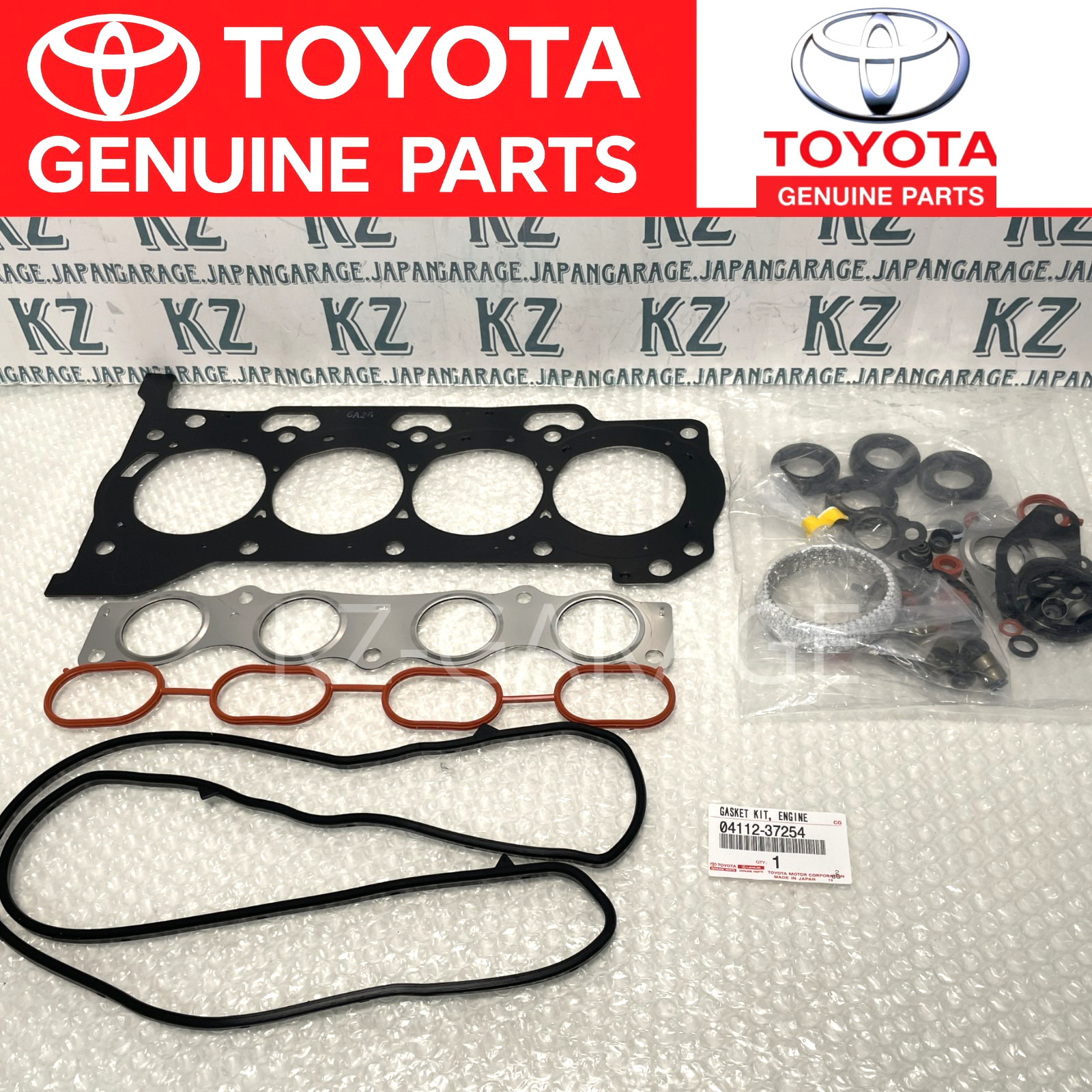 Toyota Genuine Prius 2010-2017 Engine Cylinder Head Gasket Set 04112-37254 NEW