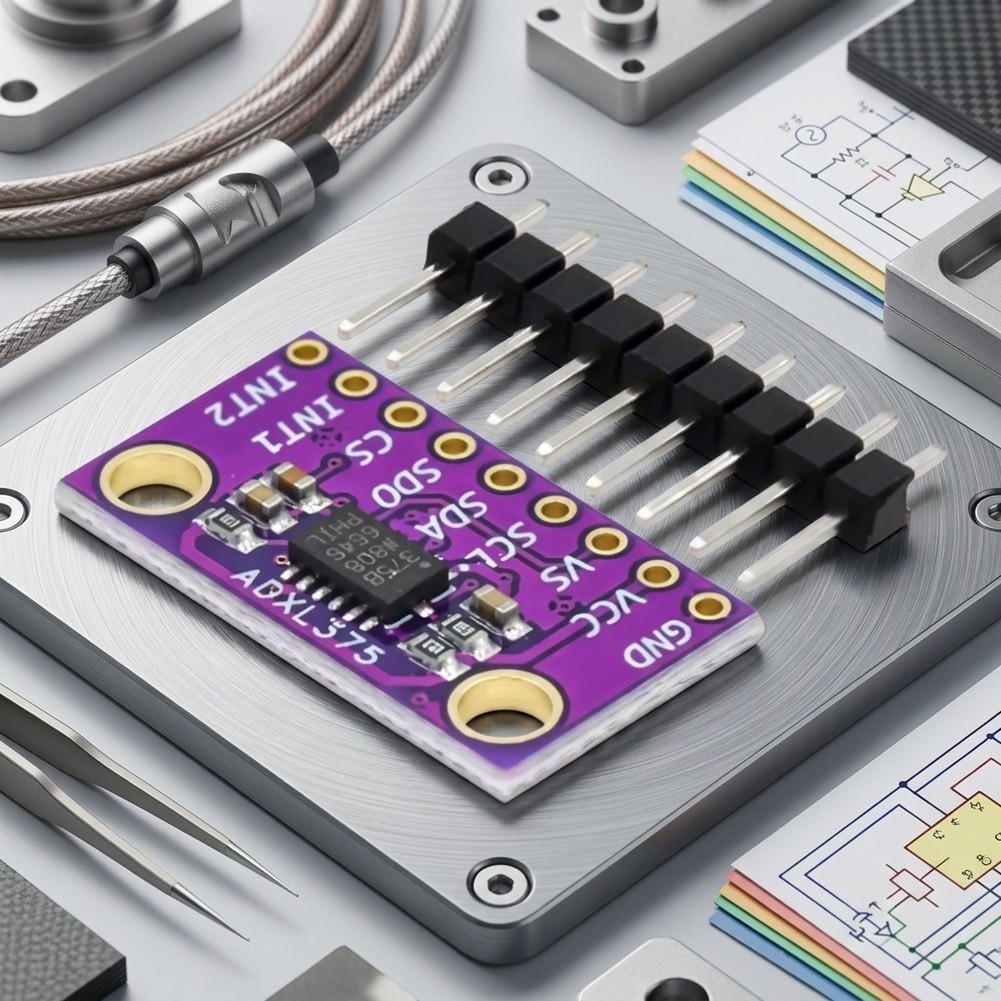 ADXL375 Accelerometer Module for Motion Detection in Embedded Projects