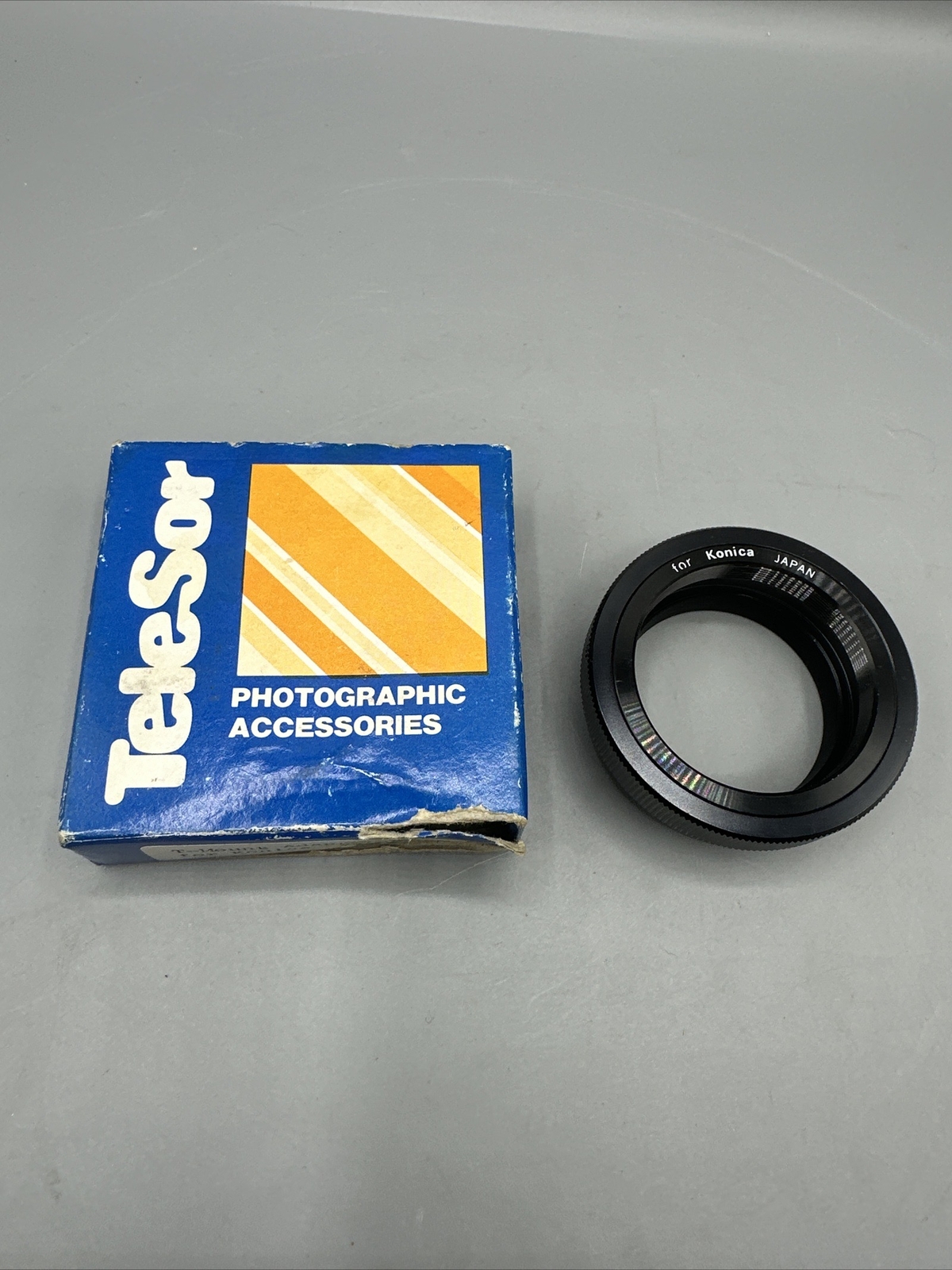 Vintage Telesor Konica T-Mount Adapter Ring Photographic Accessory Japan 240000K