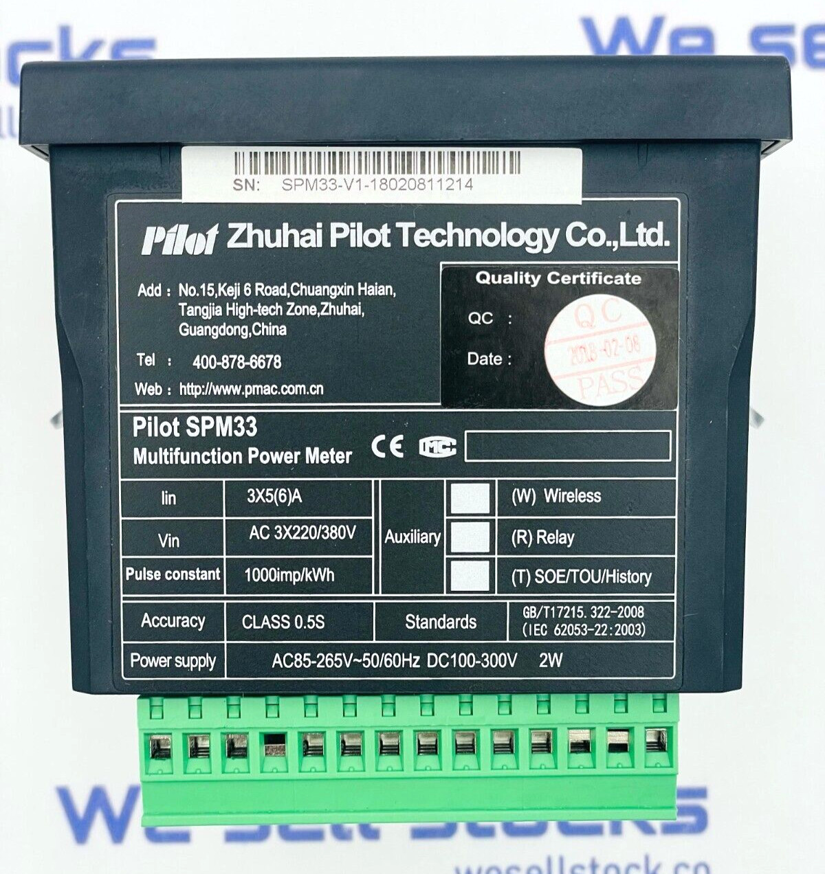 PILOT SPM33-V1 Multifunction Power Meter