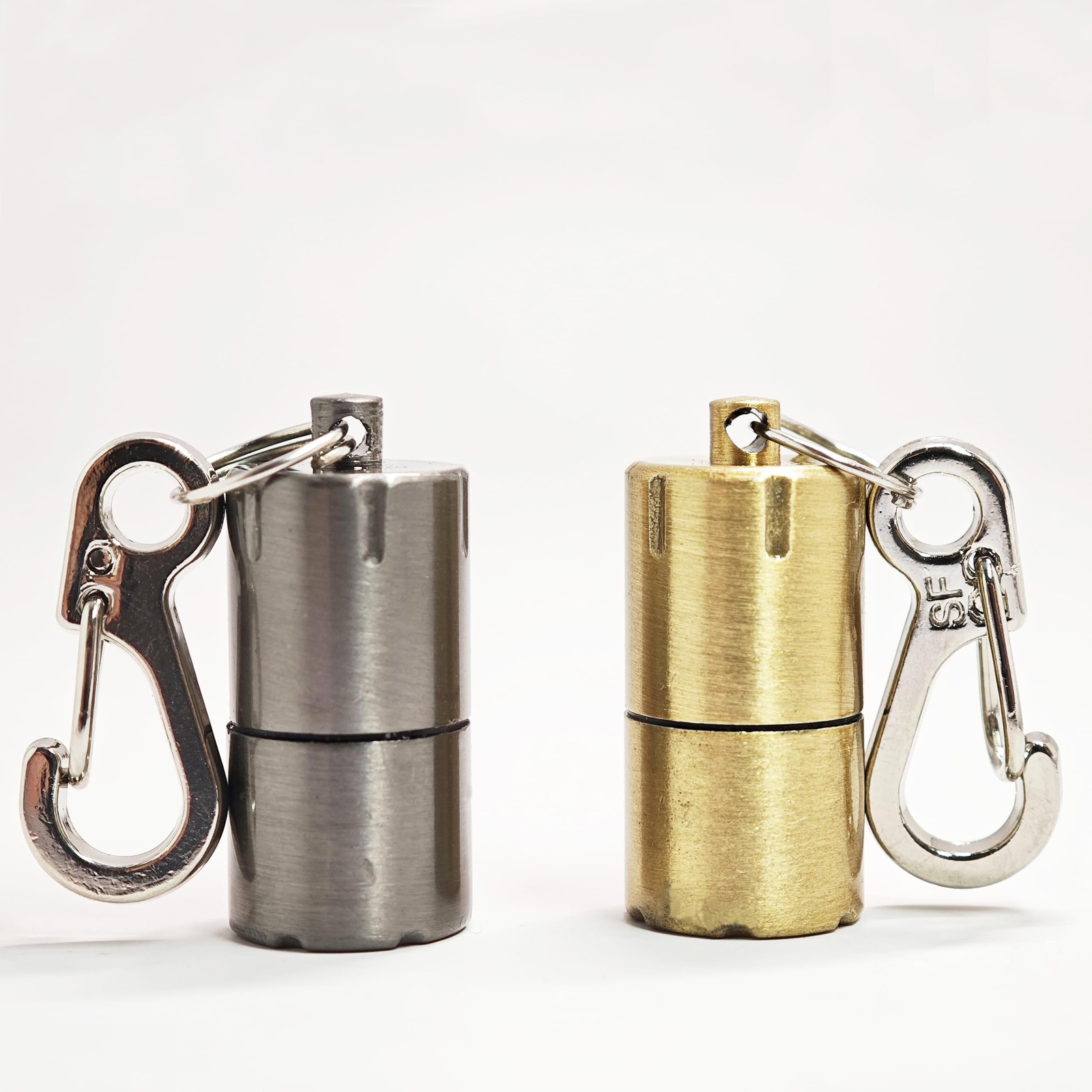 Dreambay 2 Pack Black Gold Keychain Peanut Lighter EDC Mini Waterproof Lighte...