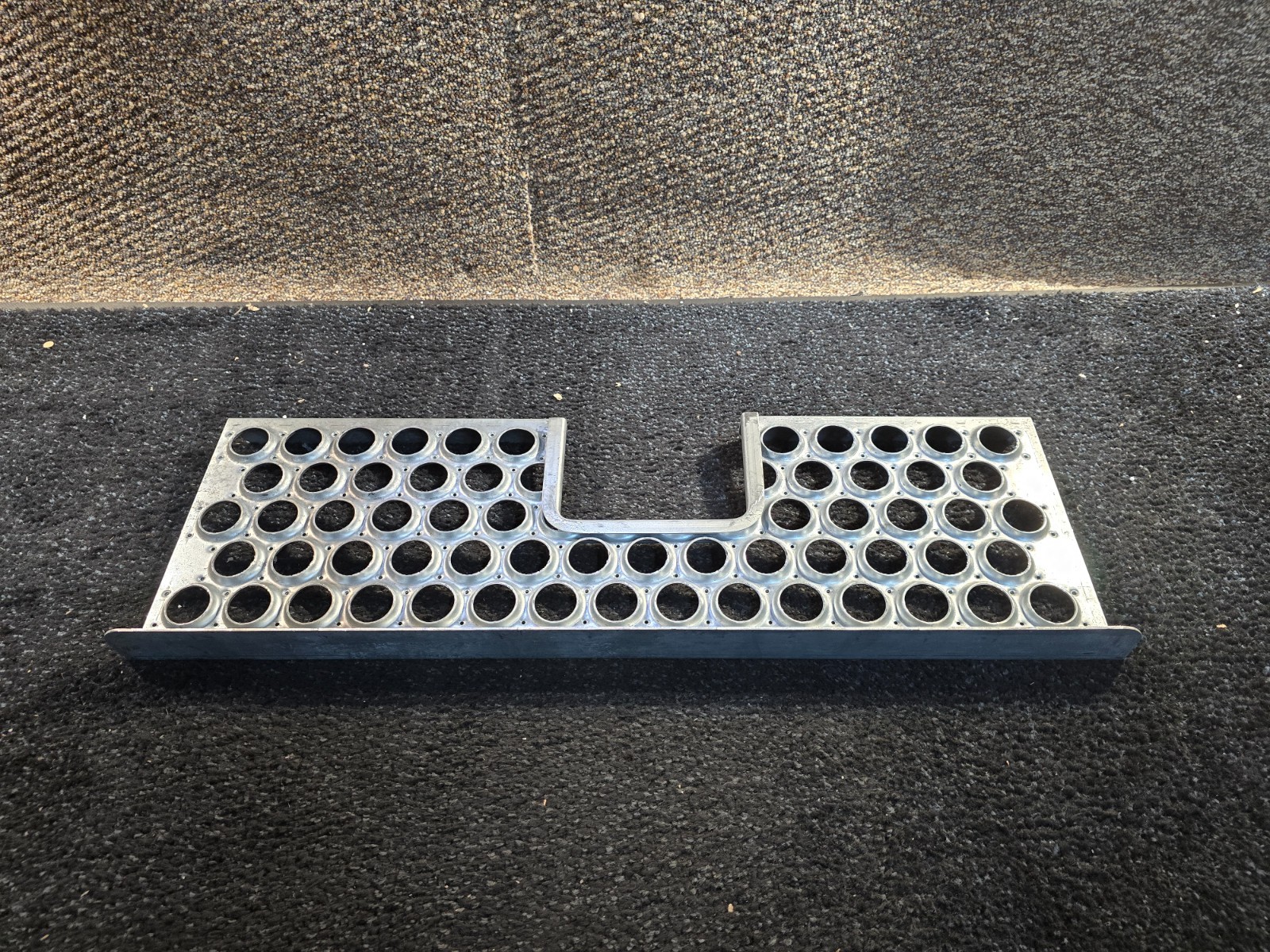 (QTY 2) Brake Step 10inch Wide x 30inch Length, Open Cutout 13 Ga G90 Galvanized
