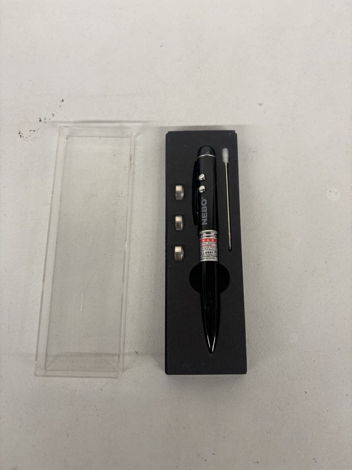 NEBO Ink Writing Pen Light Laser Pointer Flashlight WT12D