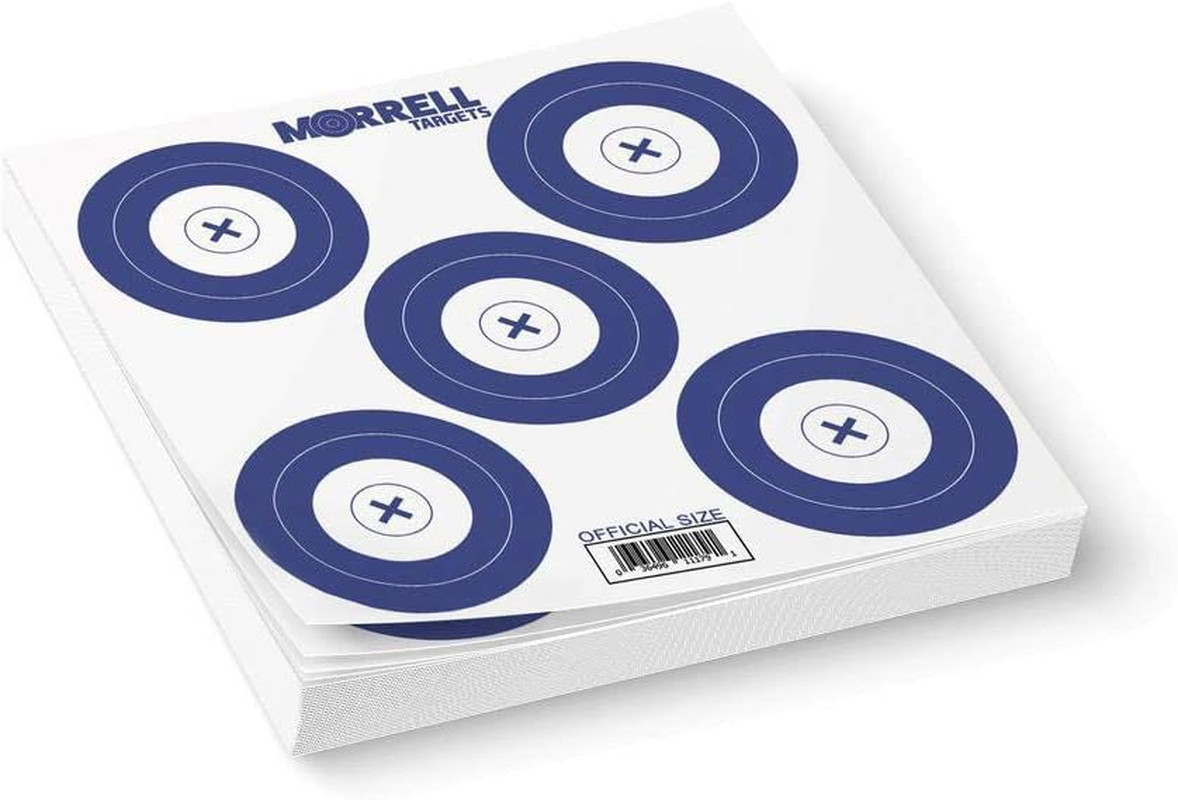 100 Pack 17x17" NFAA Archery Targets - Heavyweight Cardstock for Practice