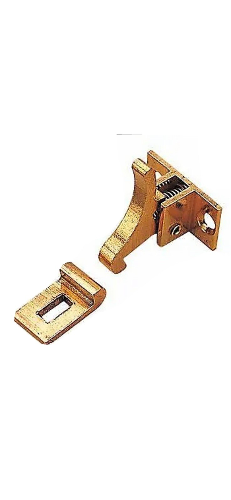 Sea Dog Extruded Brass Elbow Catch 1-1/8" x 1-5/16" #6 Fasteners 1 Pair,222335-1