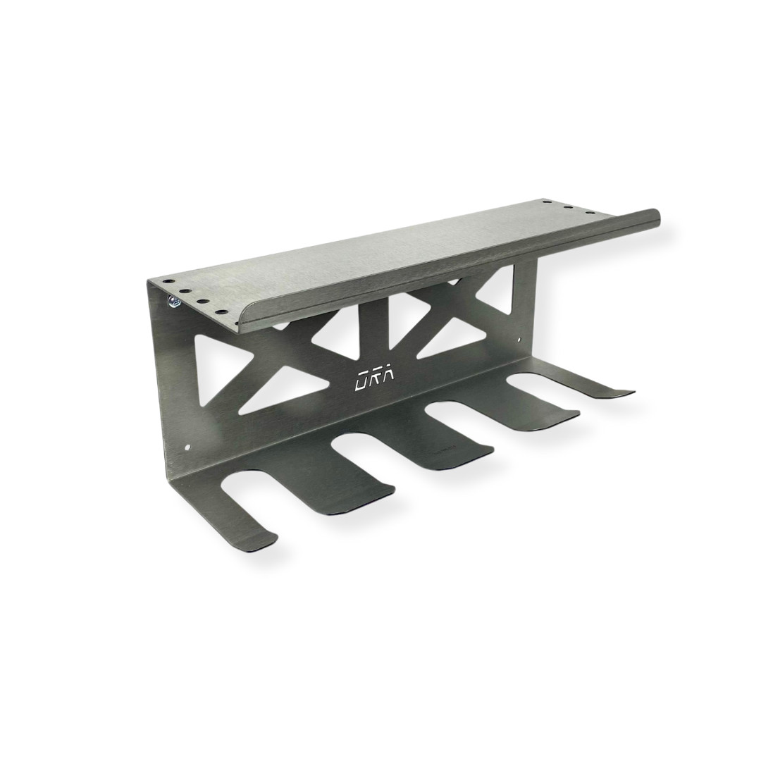 Cordless Tool Hanger- 4 Slot W/ Shelf | Garage Organization | Shop Organization